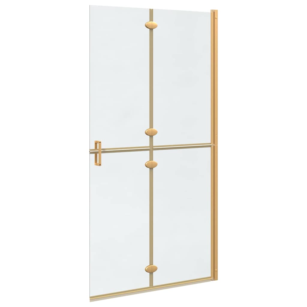 Walk-in Duschwand Sonstiges Golden und Transparent 100 x 190 cm