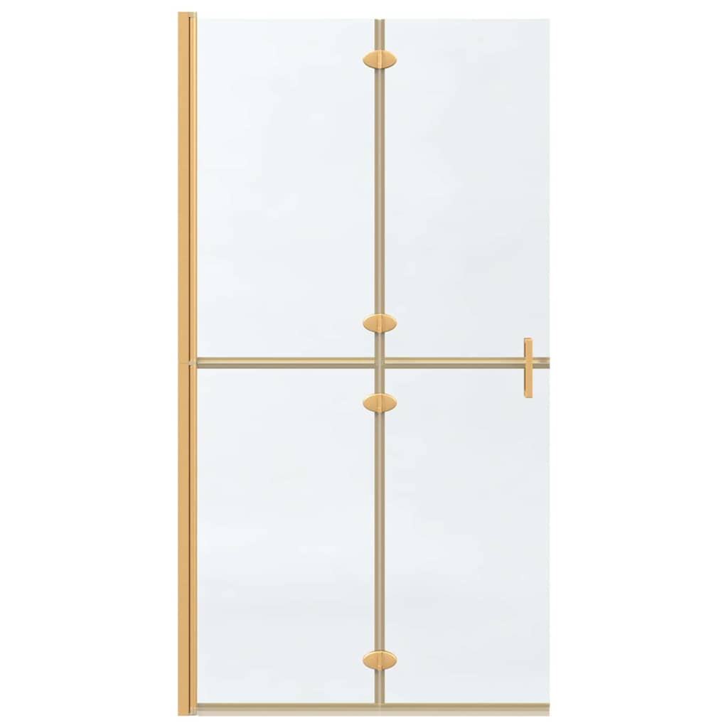 Walk-in Duschwand Sonstiges Golden und Transparent 100 x 190 cm