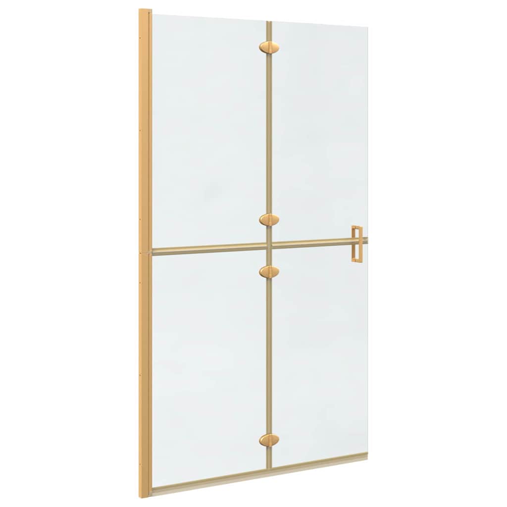 Walk-in Duschwand Sonstiges Golden und Transparent 110 x 190 cm