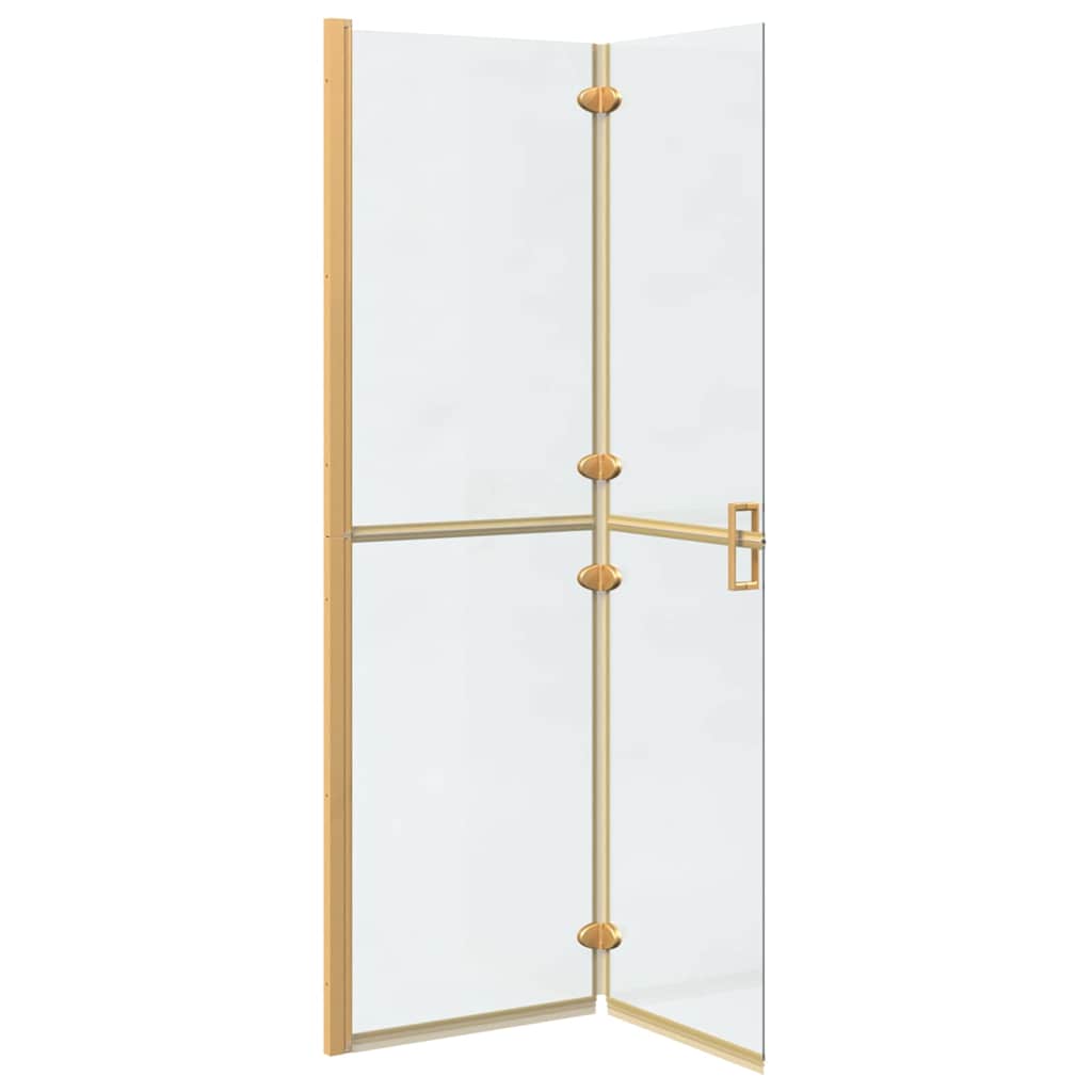 Walk-in Duschwand Sonstiges Golden und Transparent 110 x 190 cm
