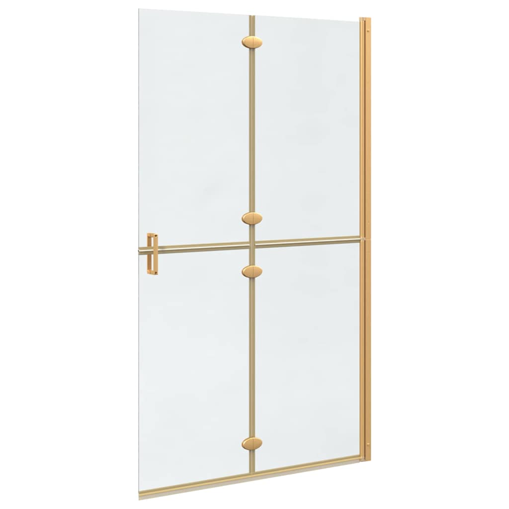 Walk-in Duschwand Sonstiges Golden und Transparent 110 x 190 cm