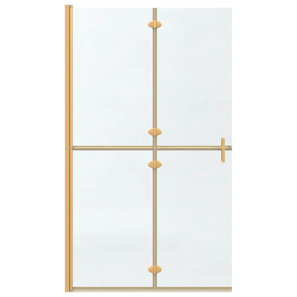 Walk-in Duschwand Sonstiges Golden und Transparent 110 x 190 cm