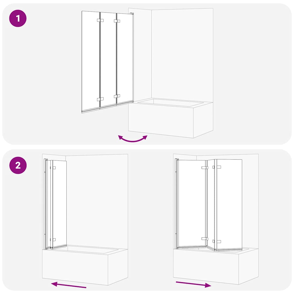 Shower enclosure gold 130 x 138 cm tempered safety glass and aluminum