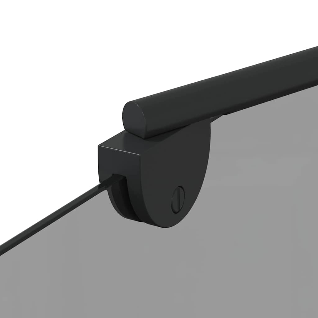 Bi-fold shower enclosure, dark transparent, 120 x 67 x 129 cm