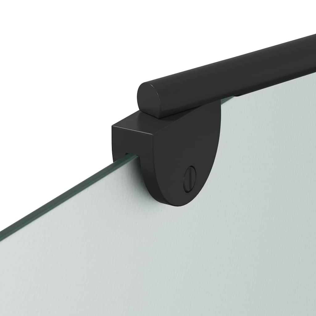 Duschabtrennung Schwarz 120 x 68 x 130 cm