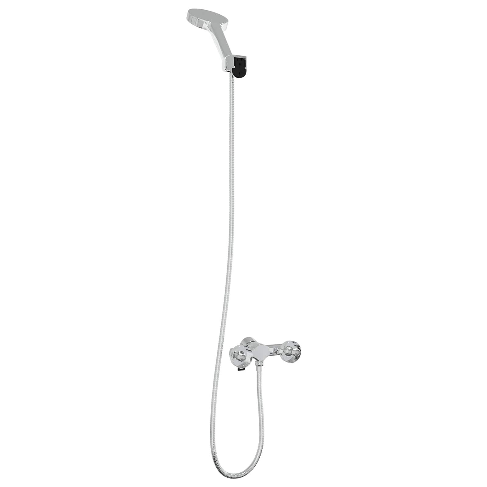 Duschkopf Set Chrom G 1 / 2 Zoll Messing