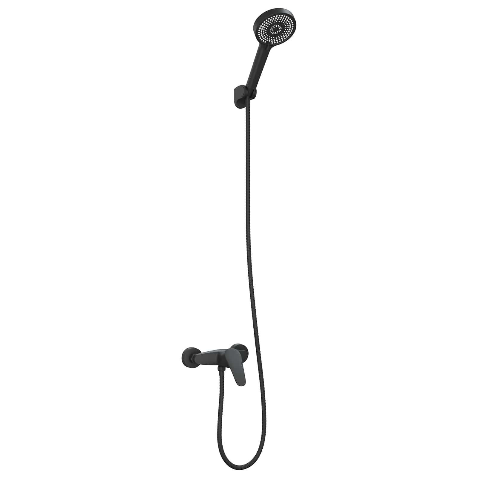 Duschkopf Set Schwarz G 1 / 2 Zoll