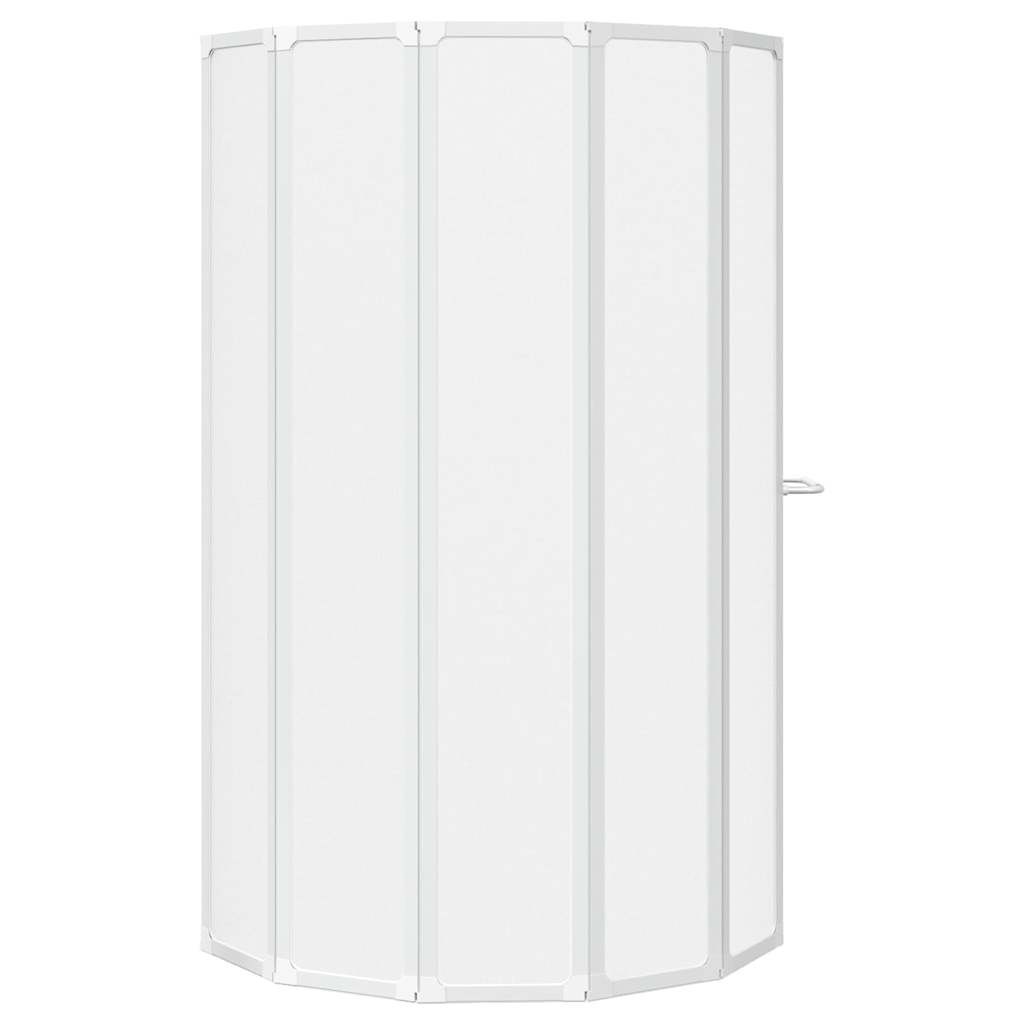 Bathtub screen, matte finish, 168 x 140 cm, aluminum &amp; PP panel