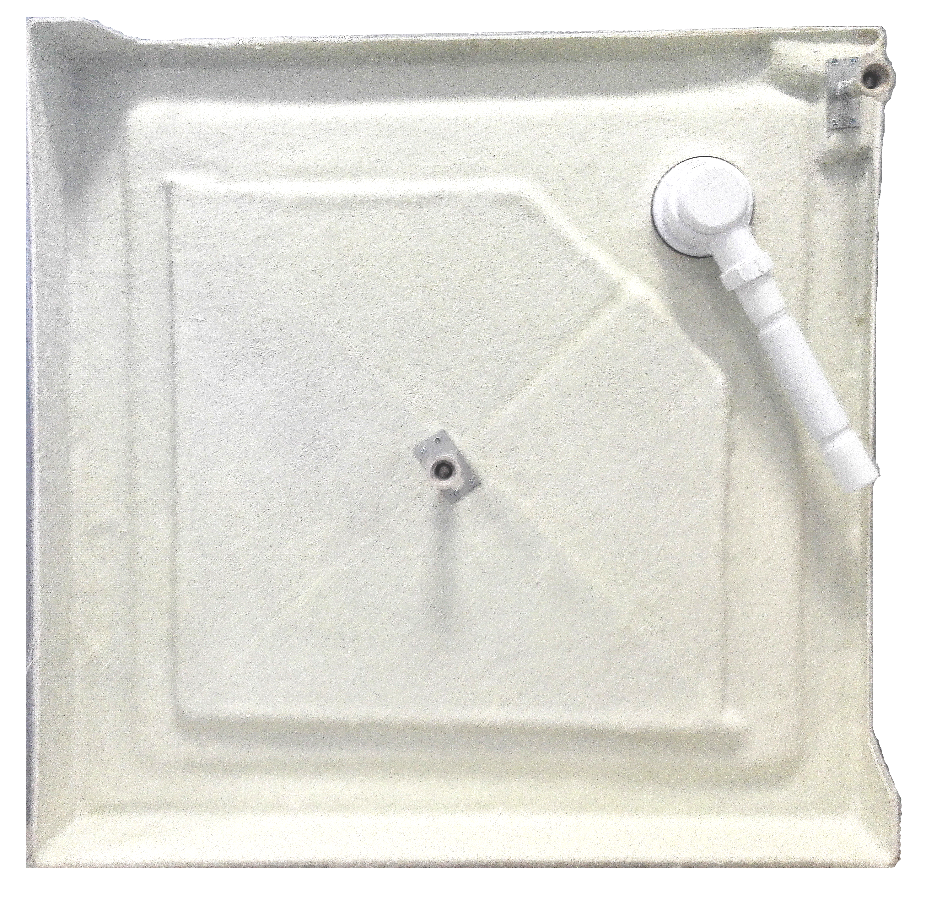 Acryl Eckbrausetasse 80x80x12 cm