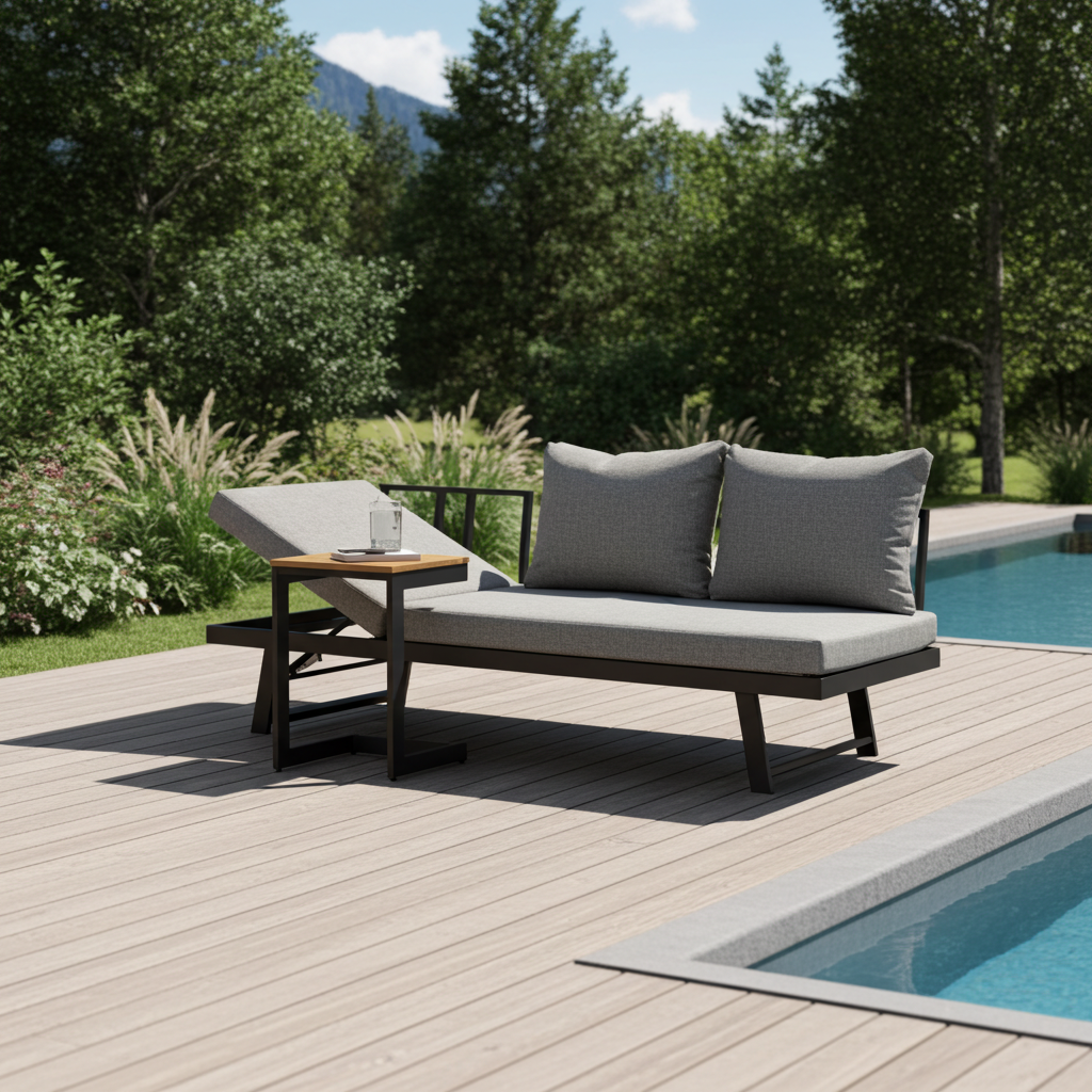 Salón de aluminio BILBAO con función de regulación