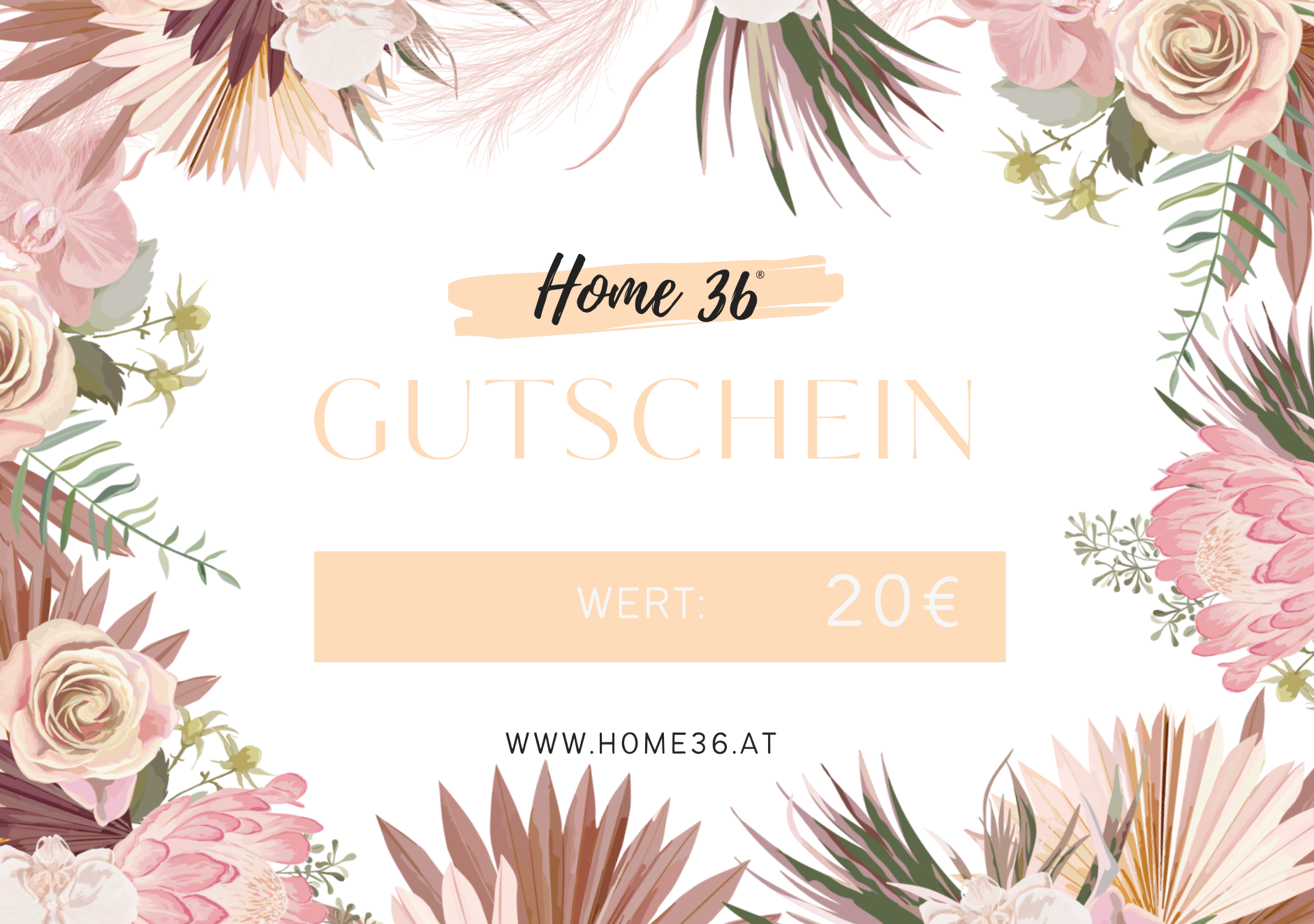 Gutschein zum Ausdrucken 20€