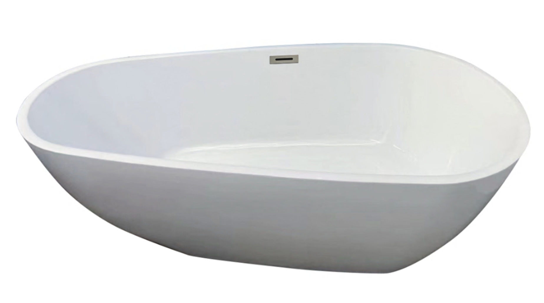 Freistehende Badewanne CHICAGO 170x75x58 cm