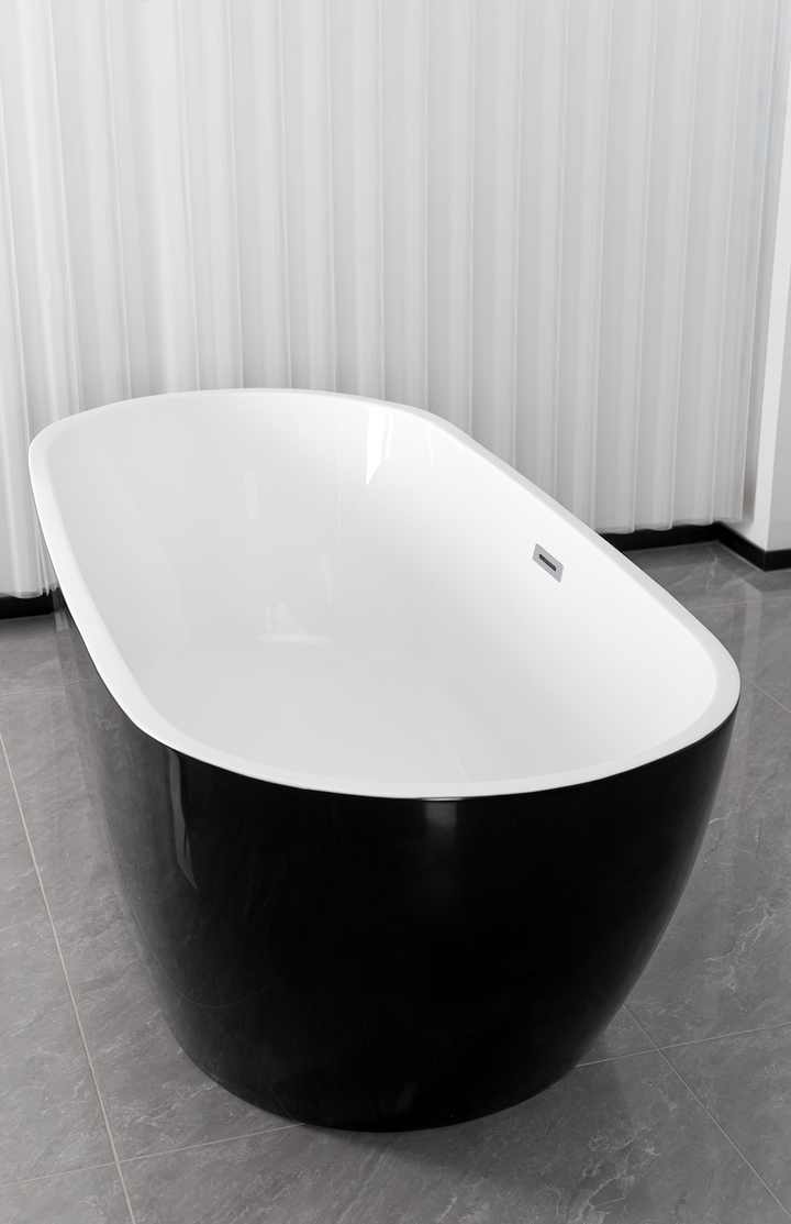 Freistehende Badewanne CUBA 170x75x58 cm