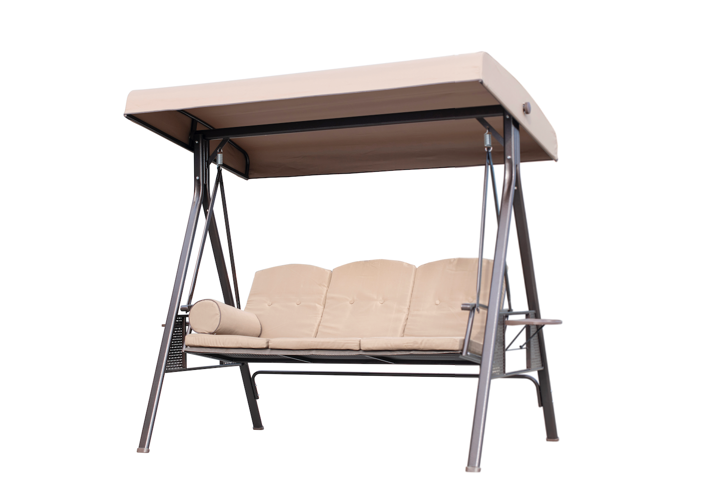 Hollywoodschaukel beige 200x124x170 cm