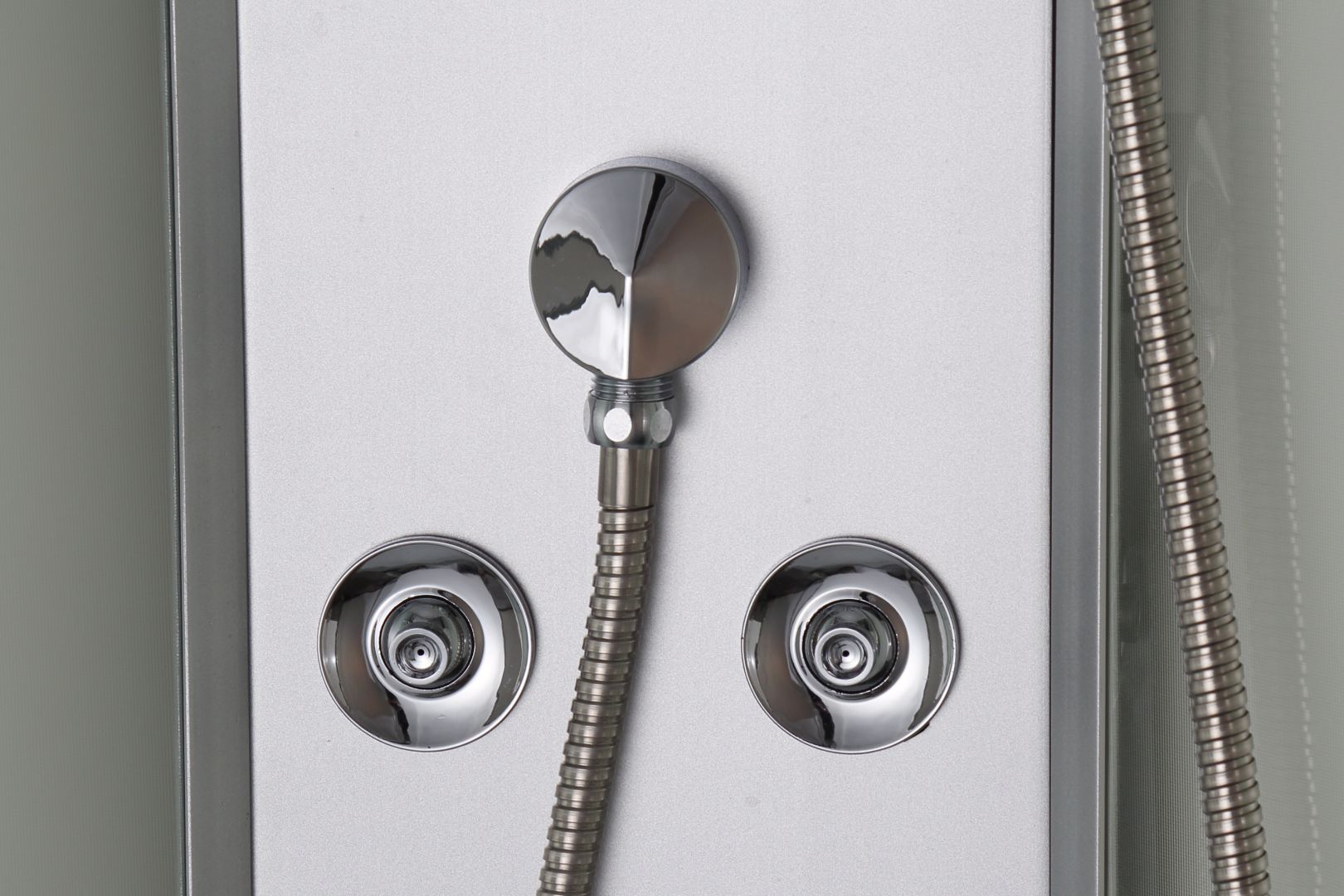 Complete shower cabin RELAX BLACK 90 x 90 x 215 cm