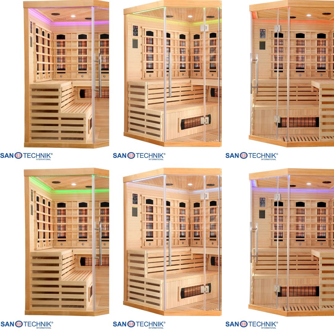 Infrarotkabine DELUXE für 3-4 Personen