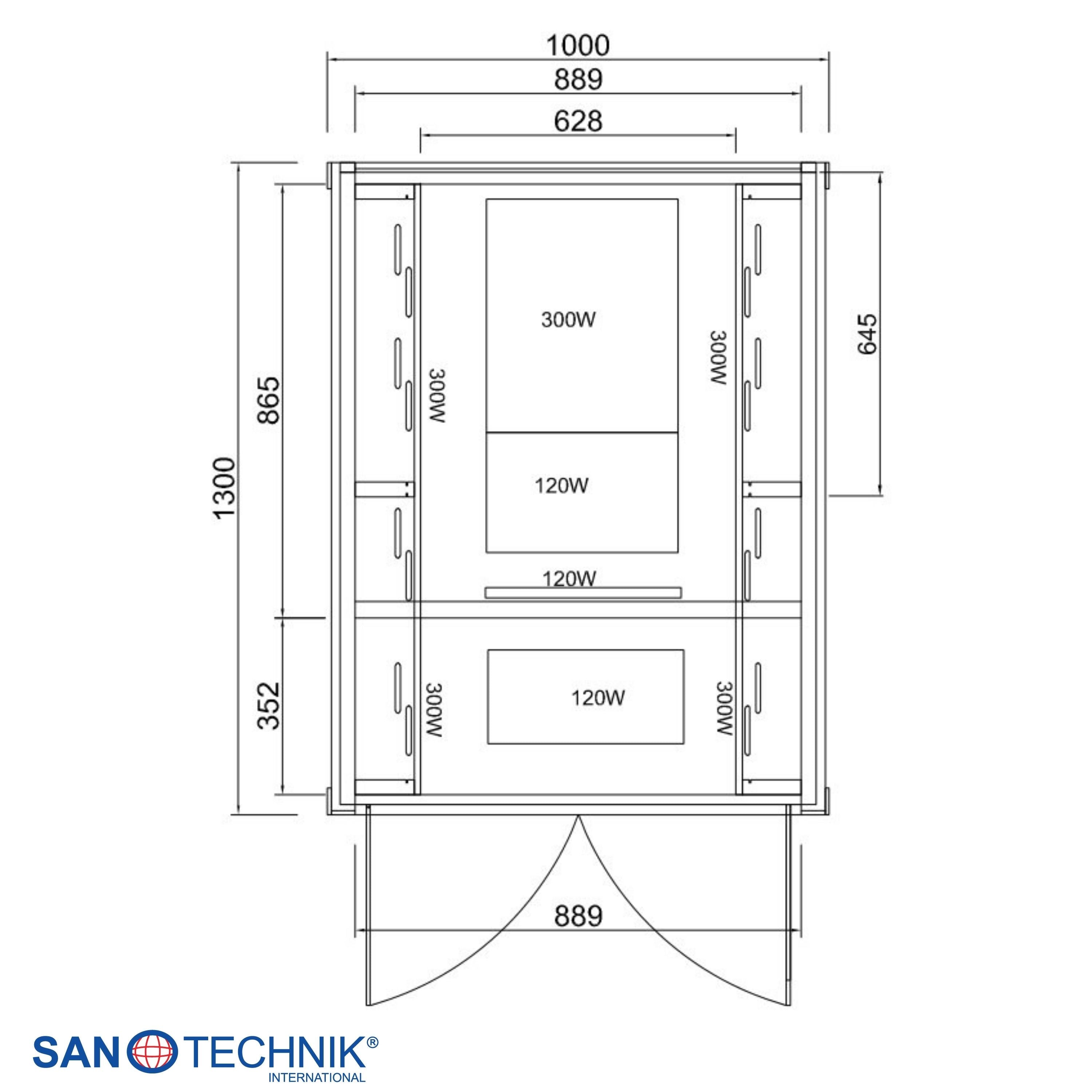 Infrared cabin CARBON 1 for 1 person
