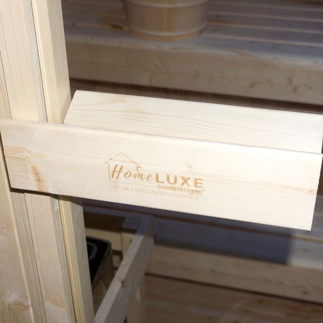 Outdoor combination sauna and infrared cabin LAHTI for 4 - 6 people