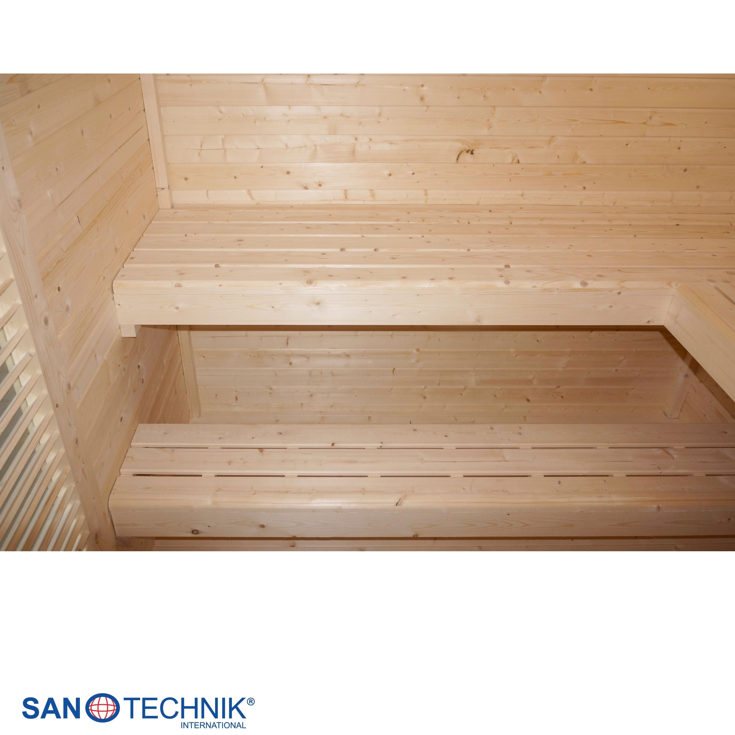 Outdoorsauna VAASA für 4 - 5 Personen mit Umkleide
