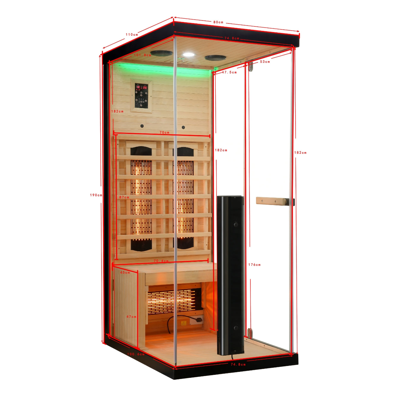 BILLUND infrared cabin for 1 person