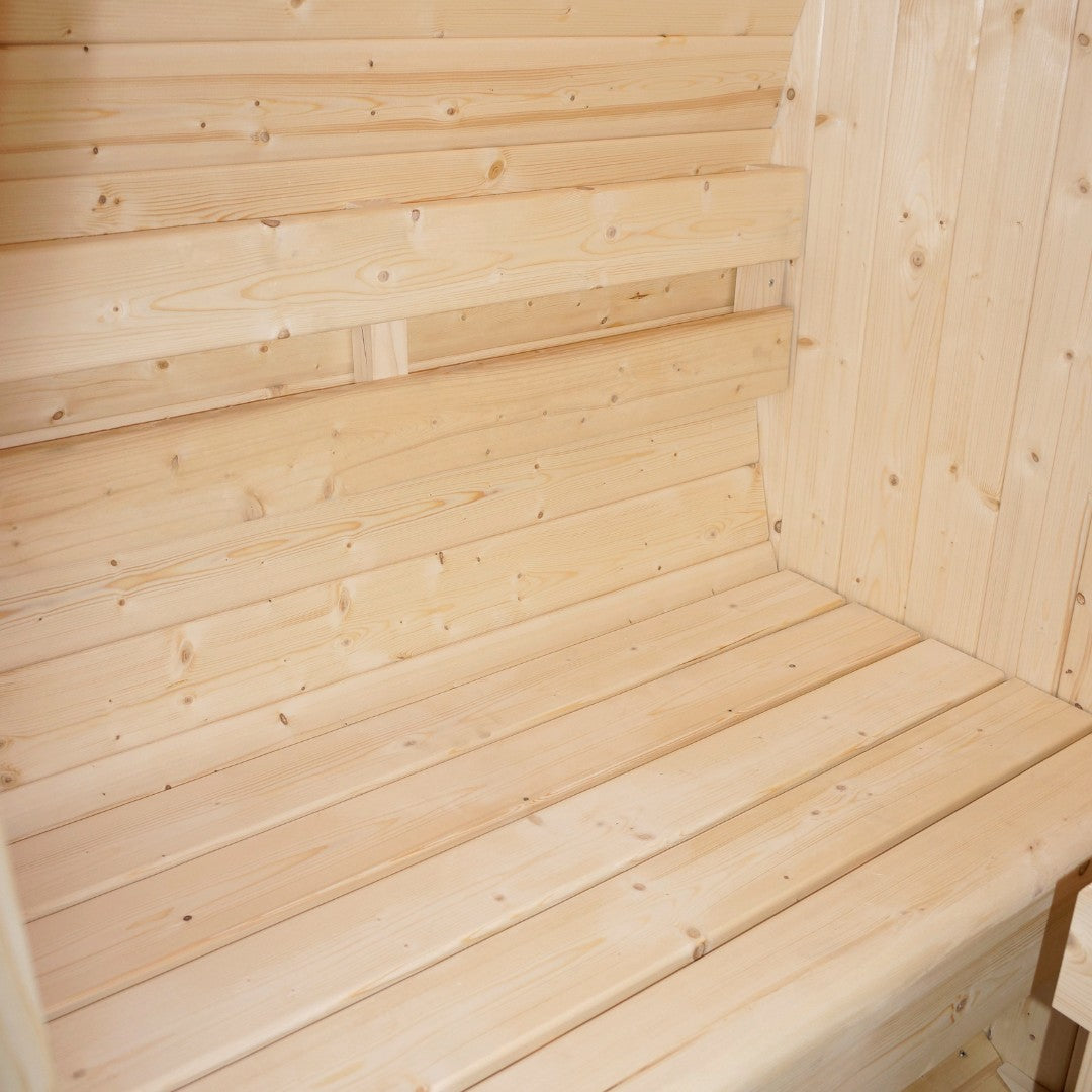 Sauna de barril al aire libre TROMSÖ M para 2 personas