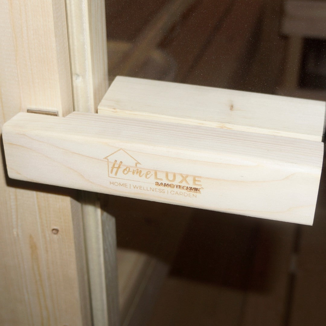 Sauna de barril al aire libre TROMSÖ L para 4 personas