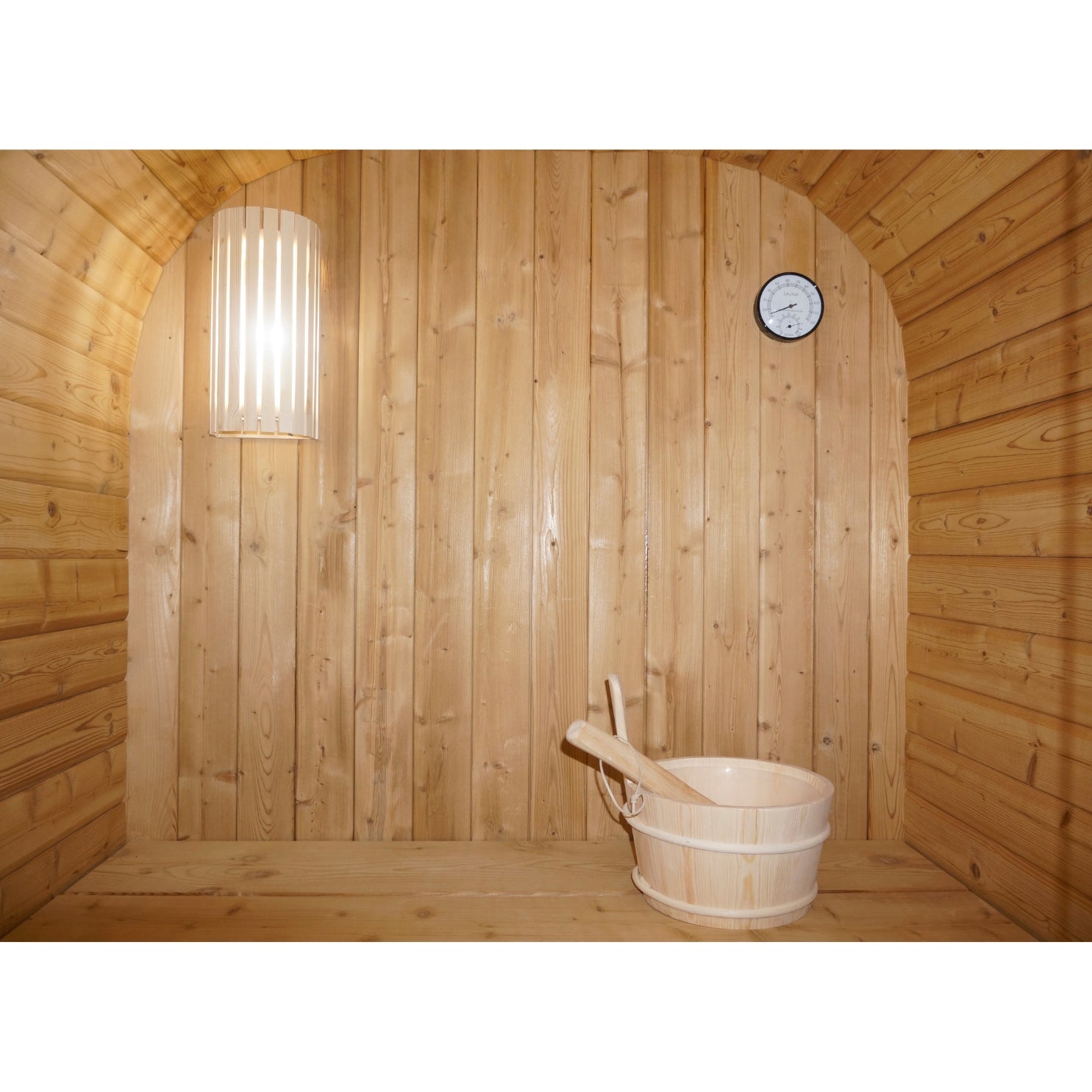 Outdoor Fasssauna LINDHOLM für 1-2 Personen