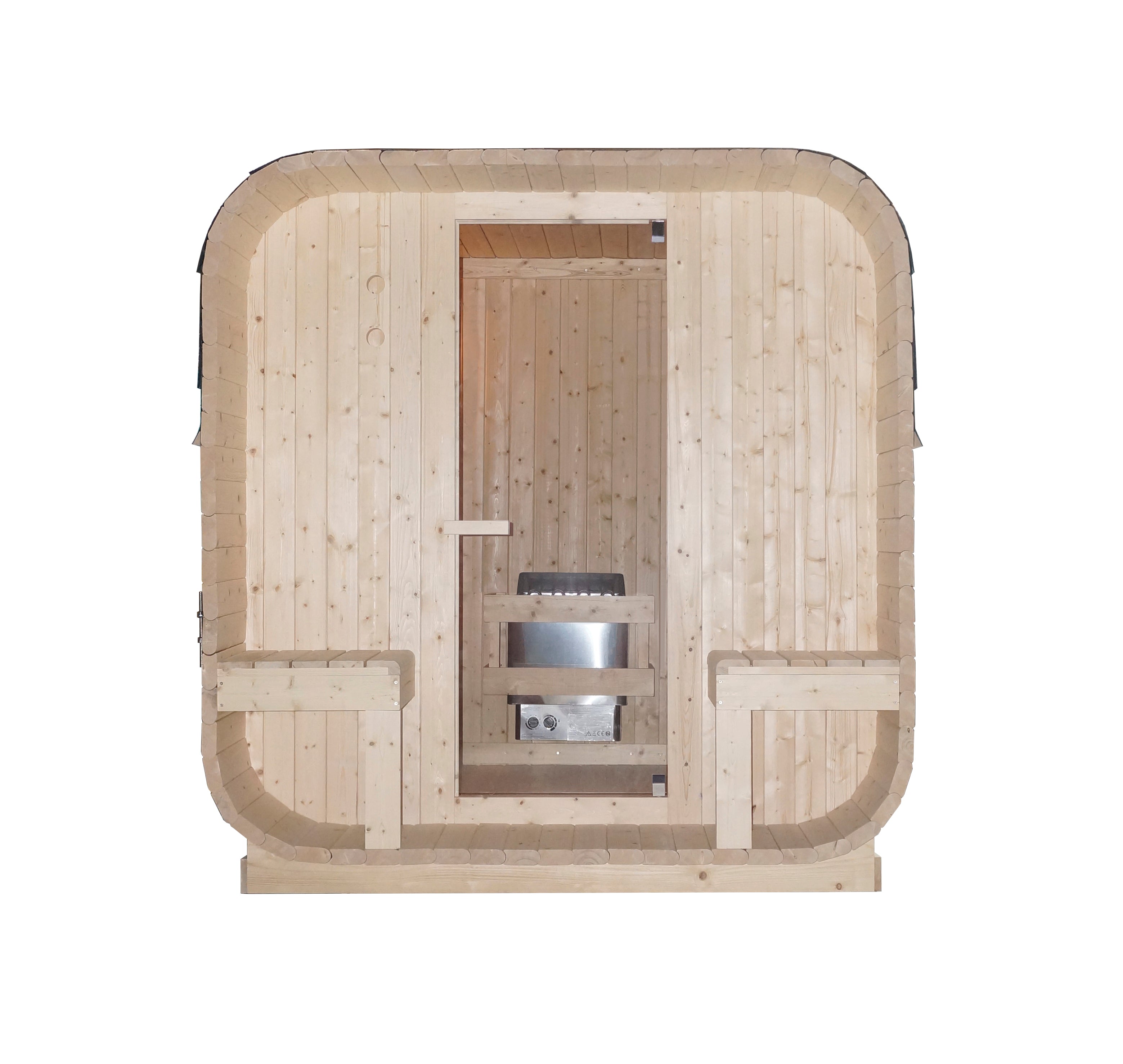 GÖTEBORG Outdoor Sauna for 4 people 188.2x220x194 cm (Kit)