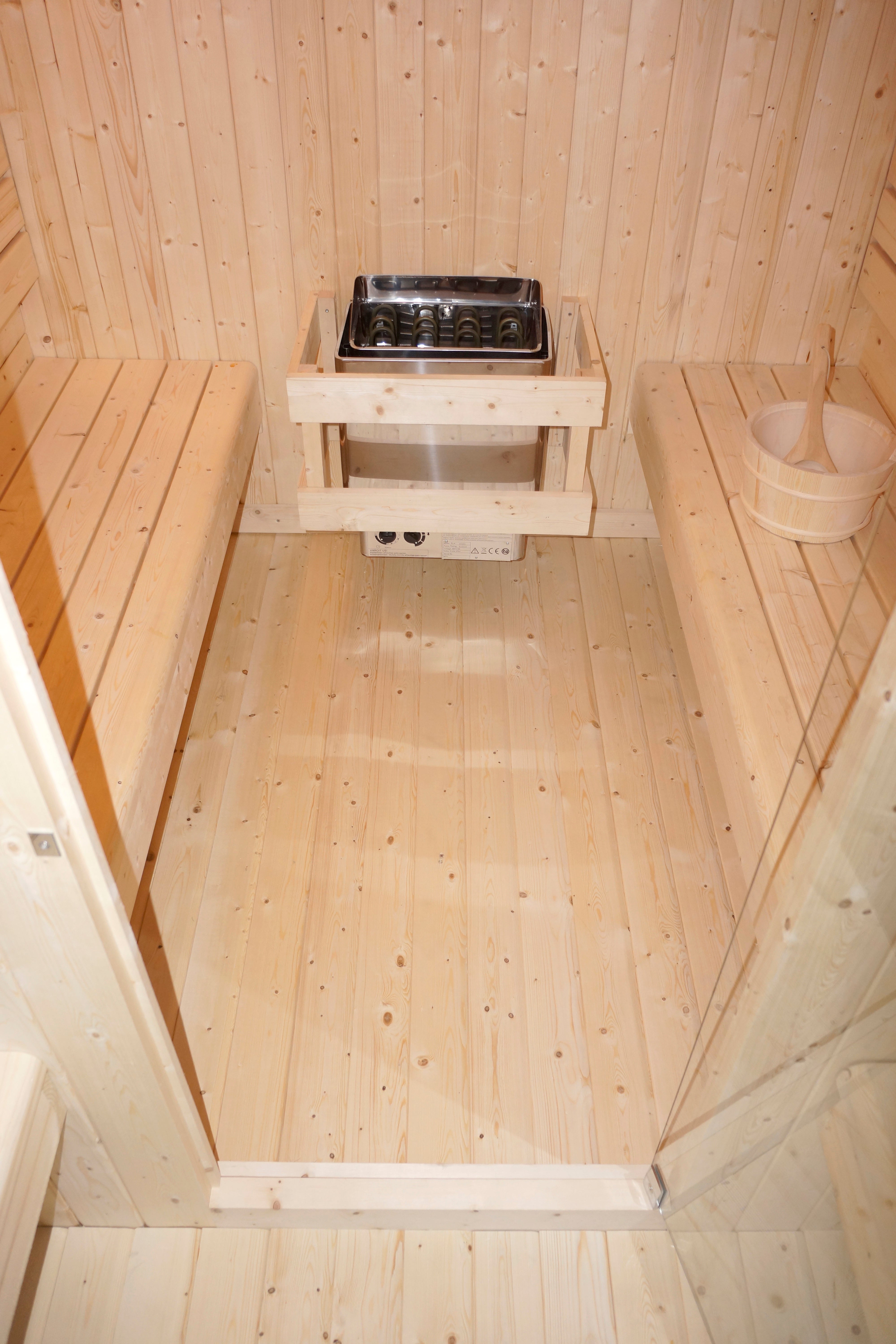 GÖTEBORG Außen Sauna für 4 P. 188,2x220x194 cm (Bausatz)