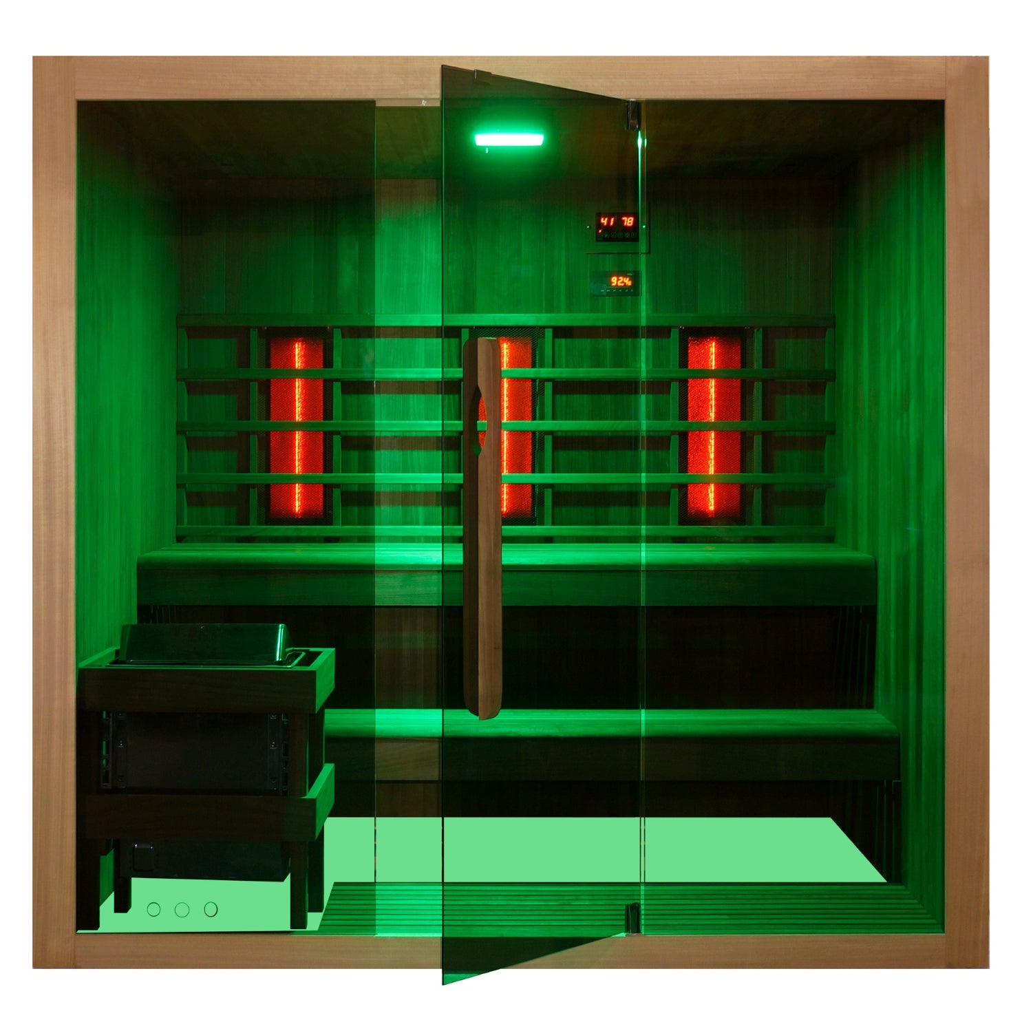 Sauna infrarroja y finlandesa KOTKA para 4-5 personas