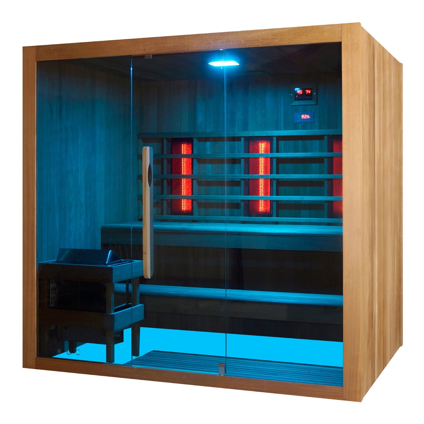 Sauna infrarroja y finlandesa KOTKA para 4-5 personas