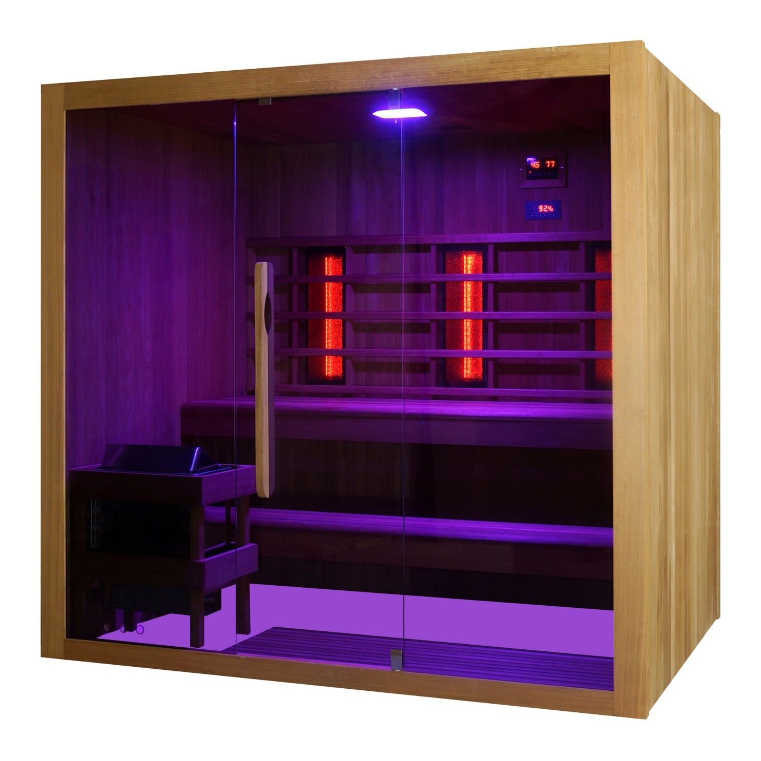 Sauna infrarroja y finlandesa KOTKA para 4-5 personas