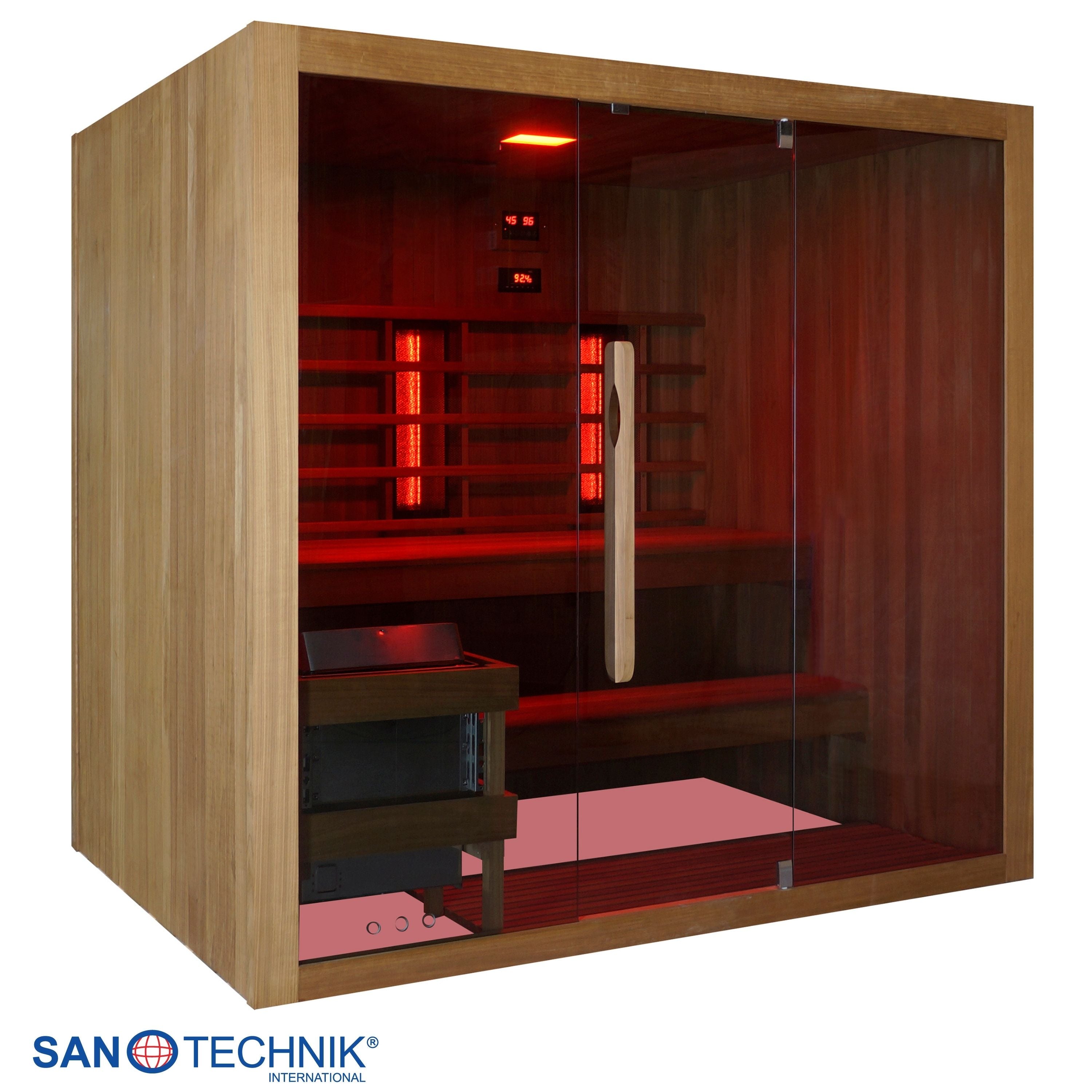 Infrarot und Finnische Sauna KOTKA für 4-5 Personen