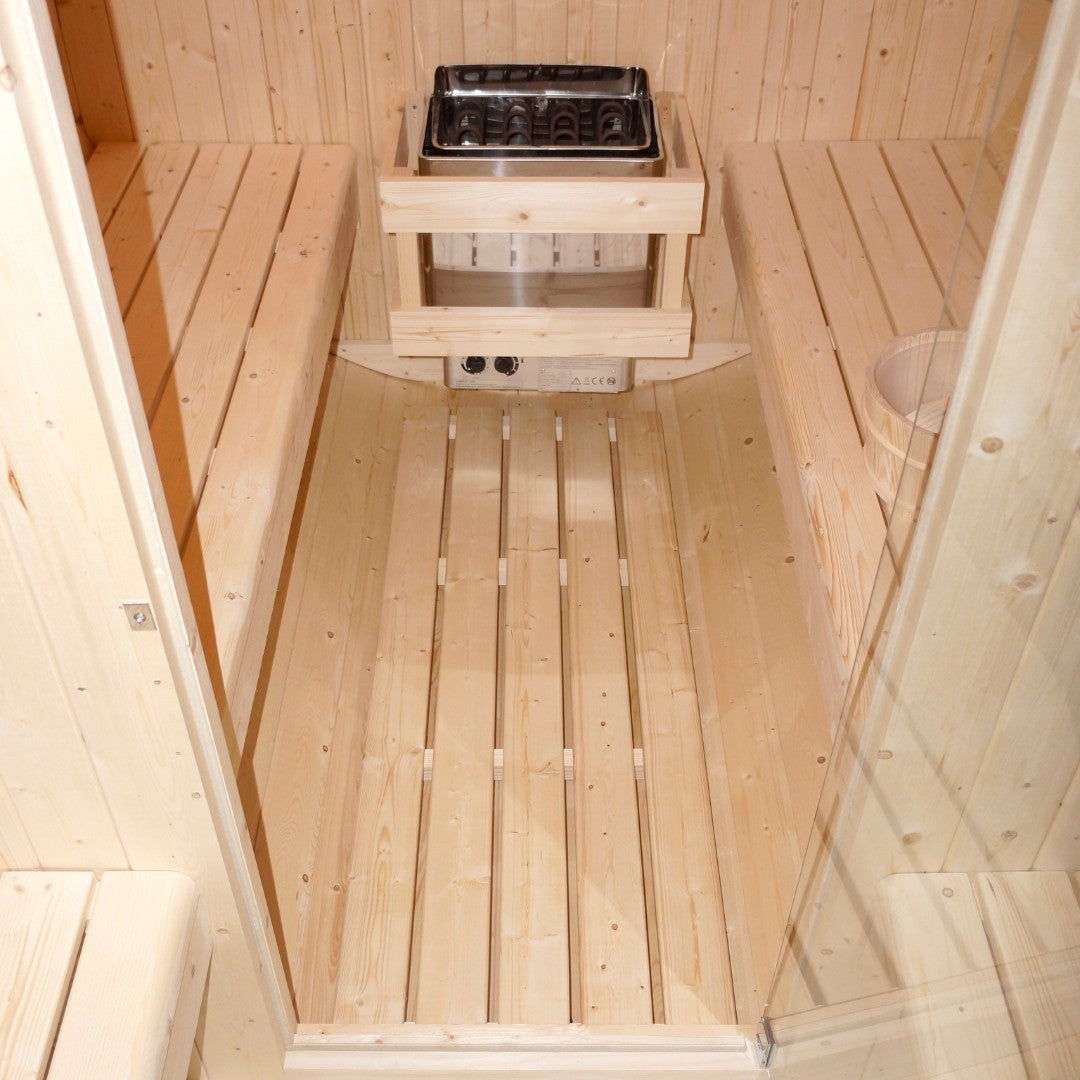 Outdoor Fasssauna BERGEN für 4 - 6 Personen