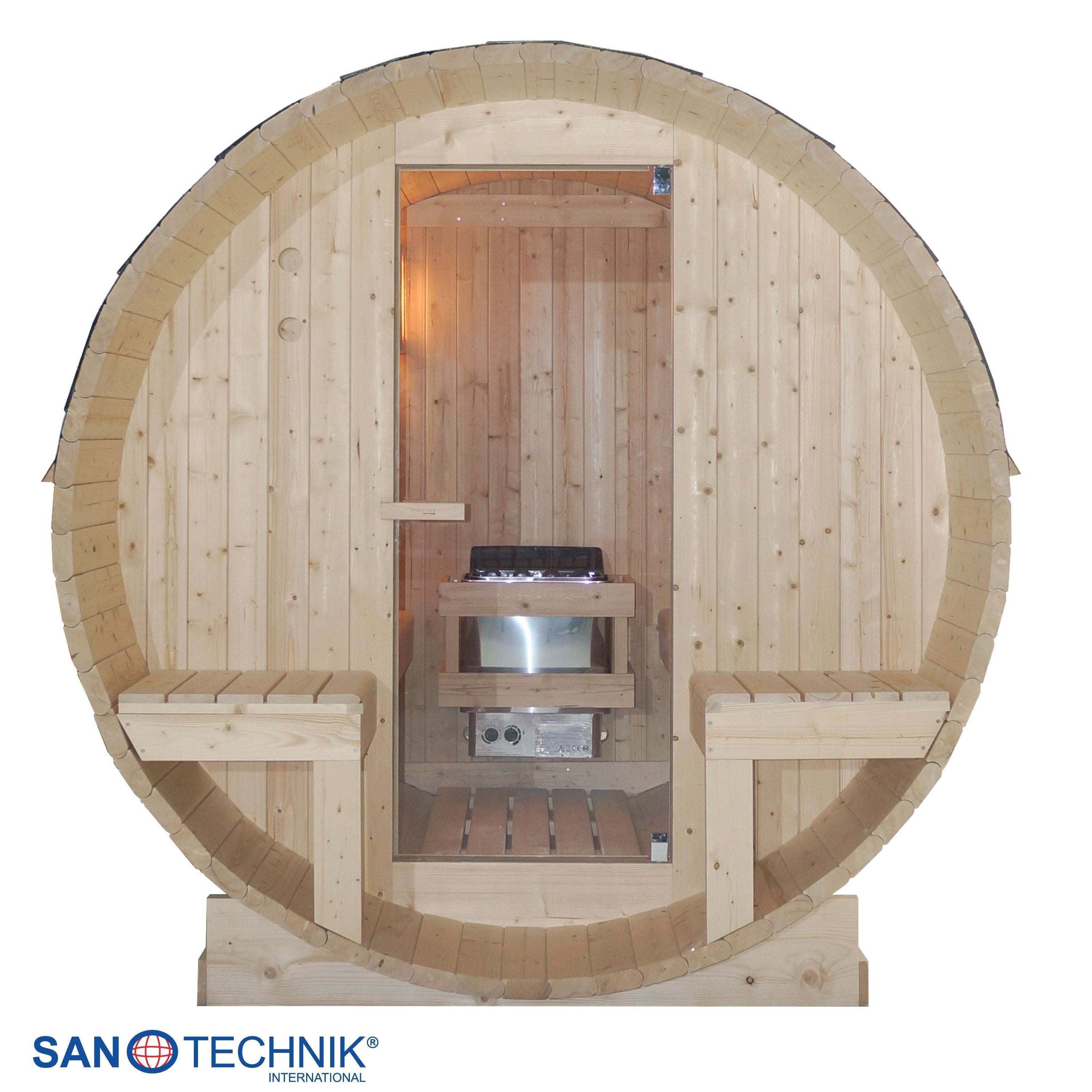 Outdoor barrel sauna BERGEN for 4 - 6 people