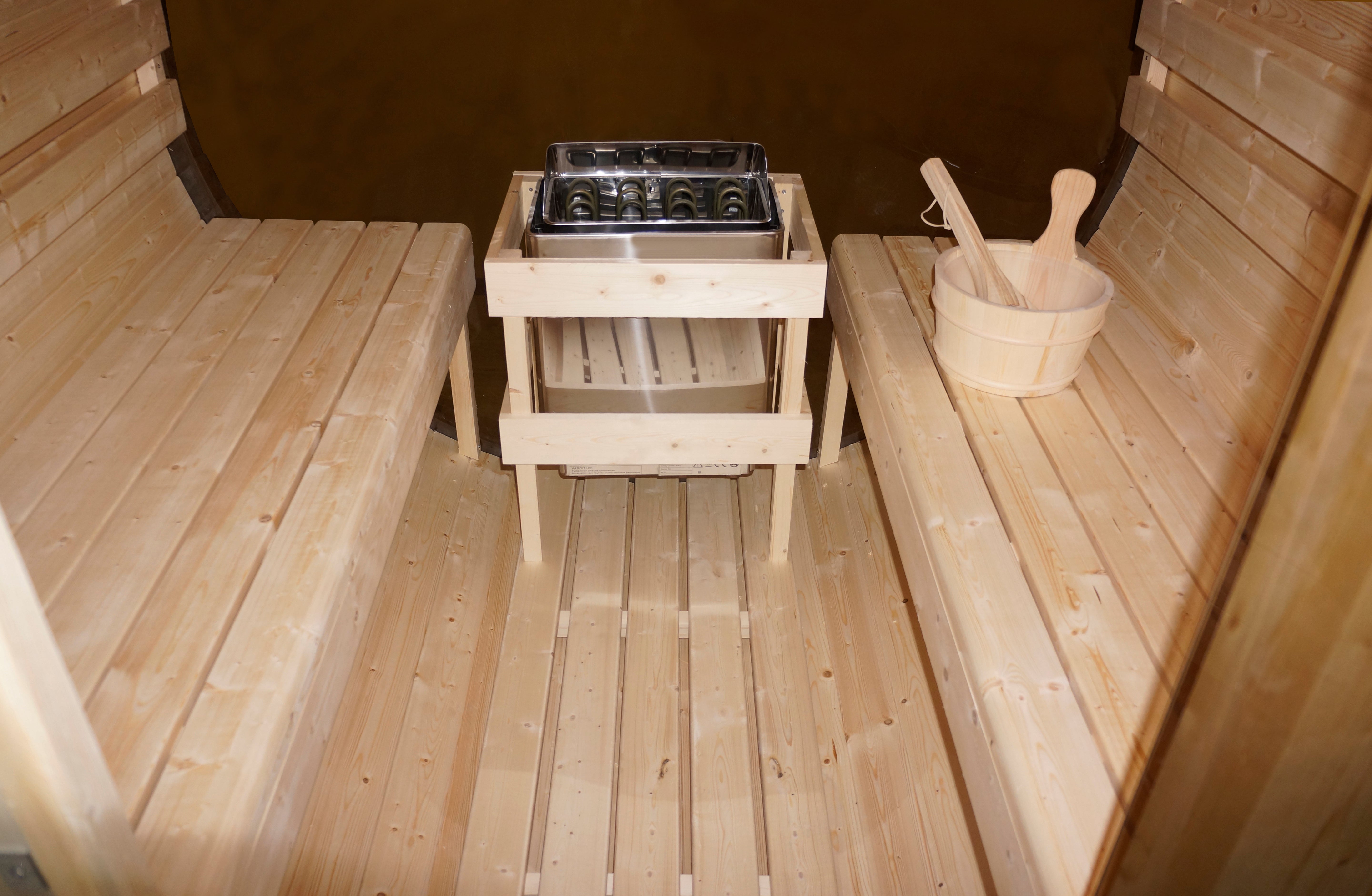 NYBORG M Außen Sauna für 4 P. 194,2x244,9x194,9 cm (Bausatz)