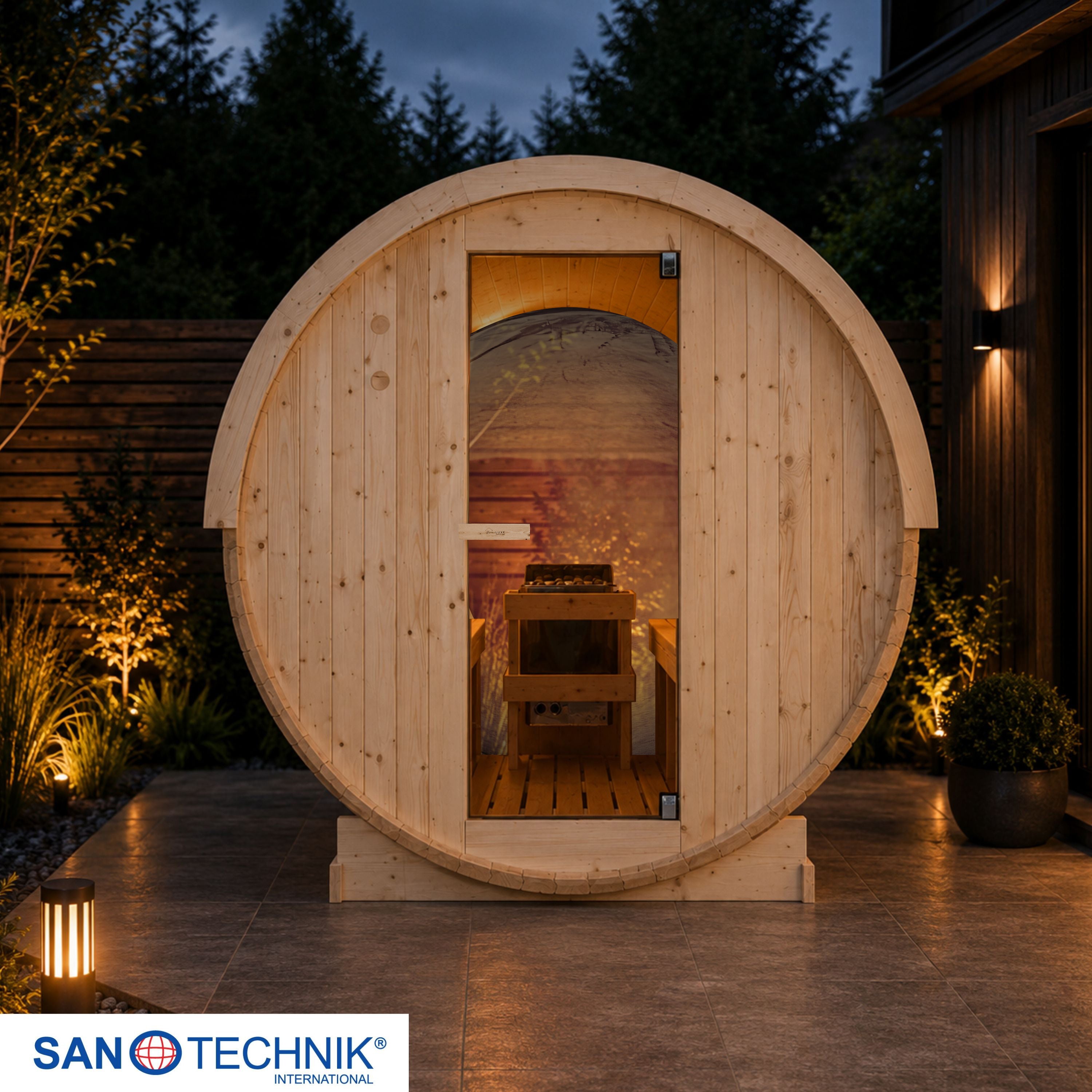 Outdoor sauna NYBORG M for 4 people