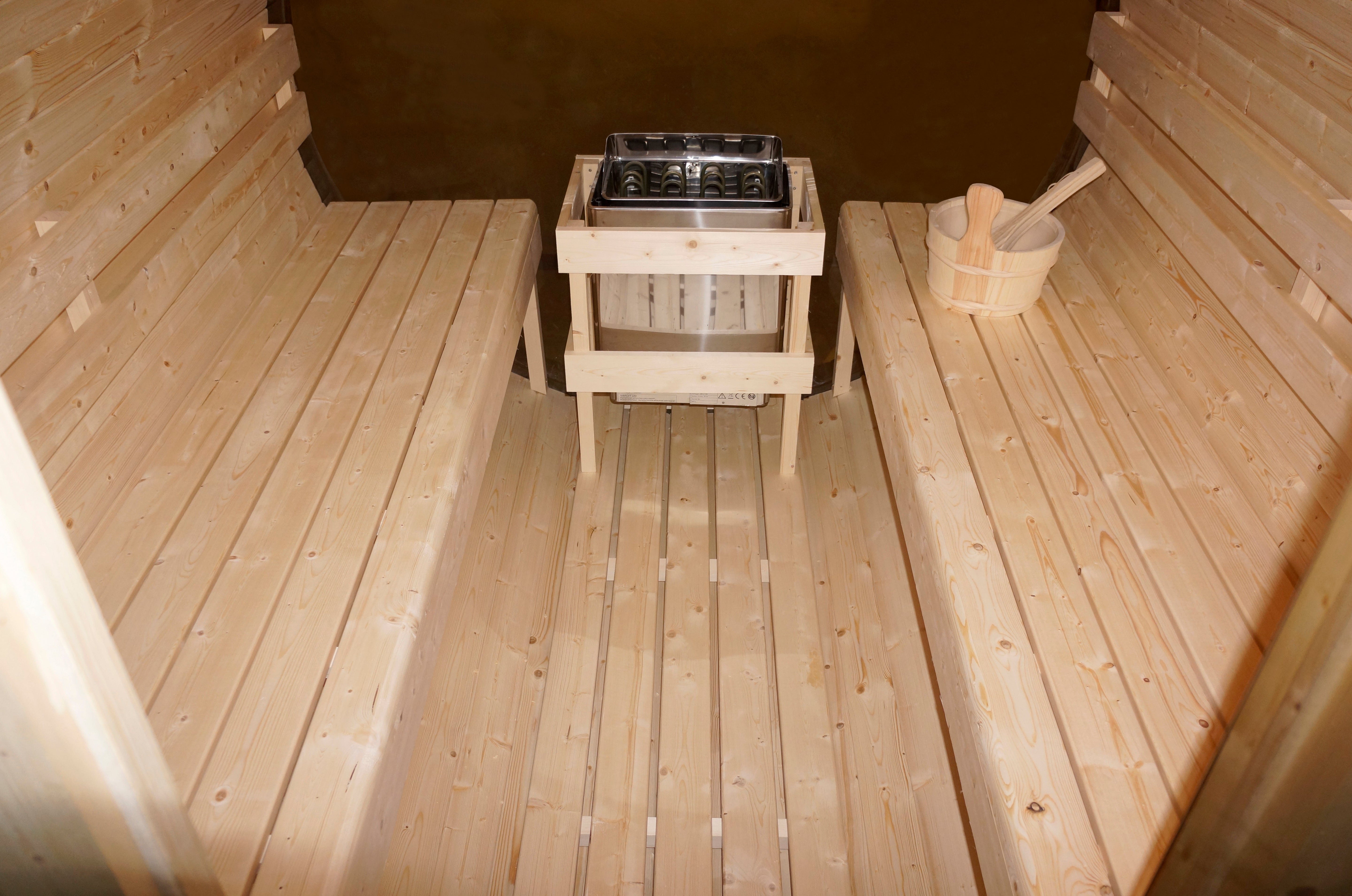 NYBORG L Außen Sauna für 6 P. 194,2x224,9x194,9 cm (Bausatz)