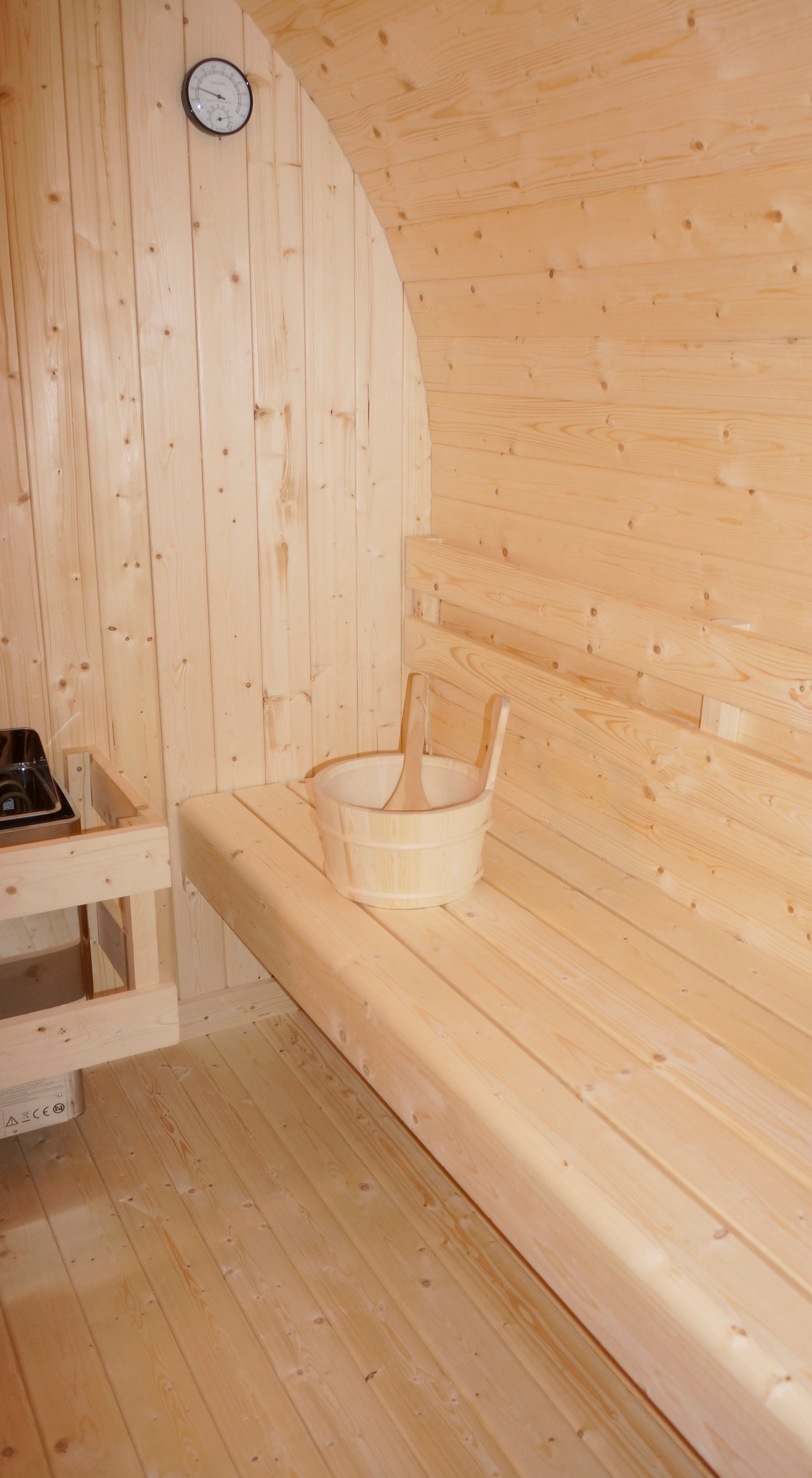 ISLAND XL Outdoor Sauna for 4 people, 189x220x200 cm (kit)