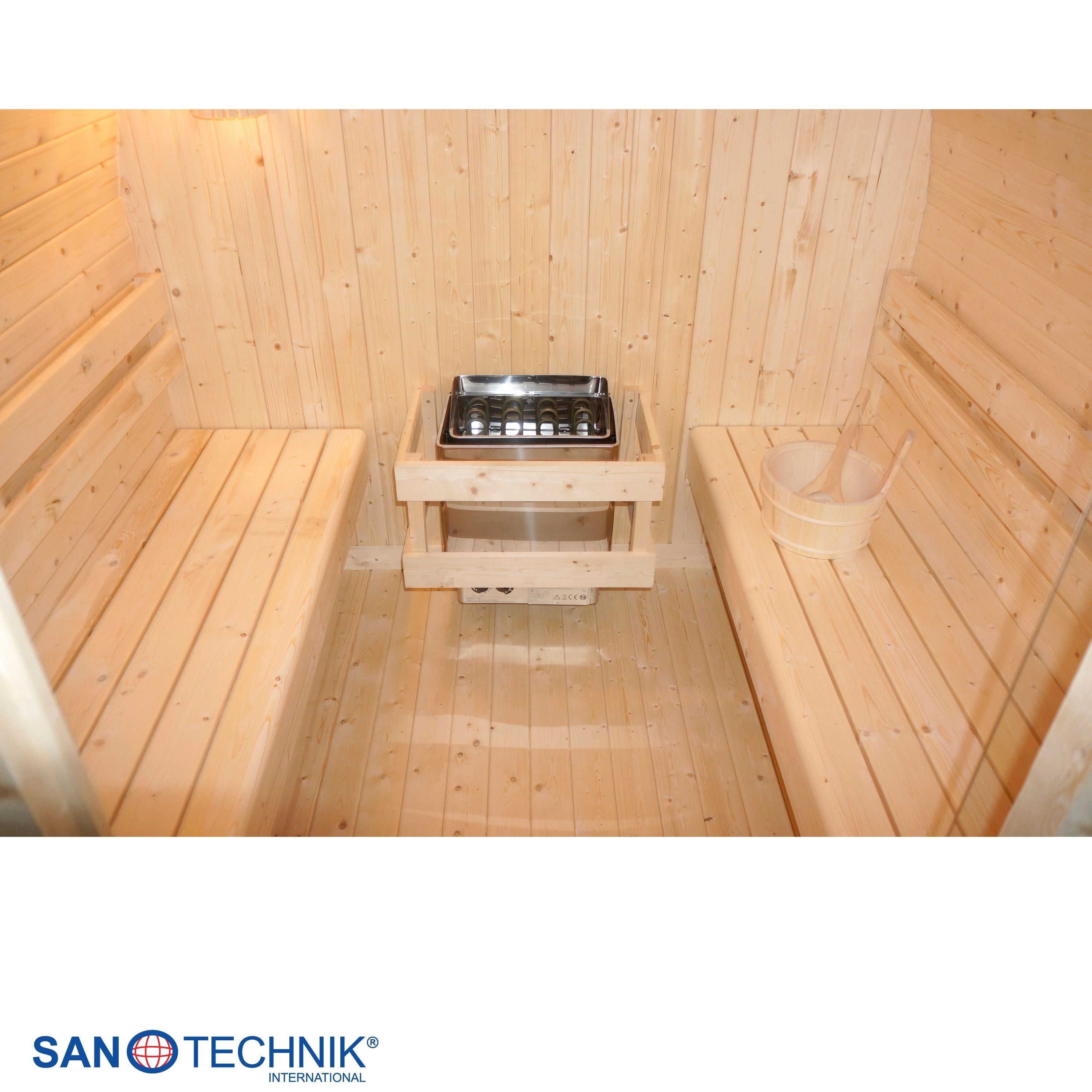 Outdoor Sauna ISLAND XL für 4 Personen