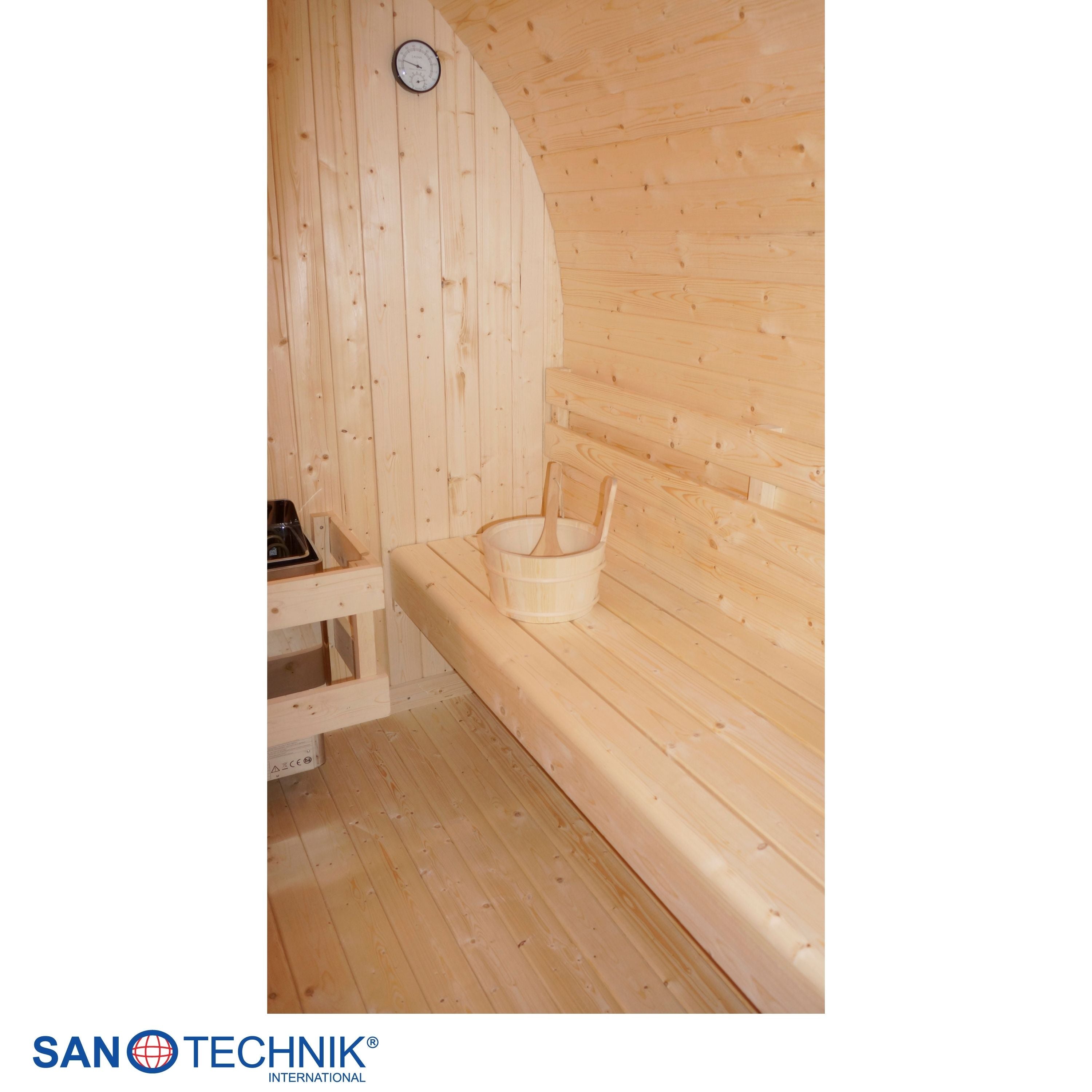 Outdoor Sauna ISLAND XL für 4 Personen