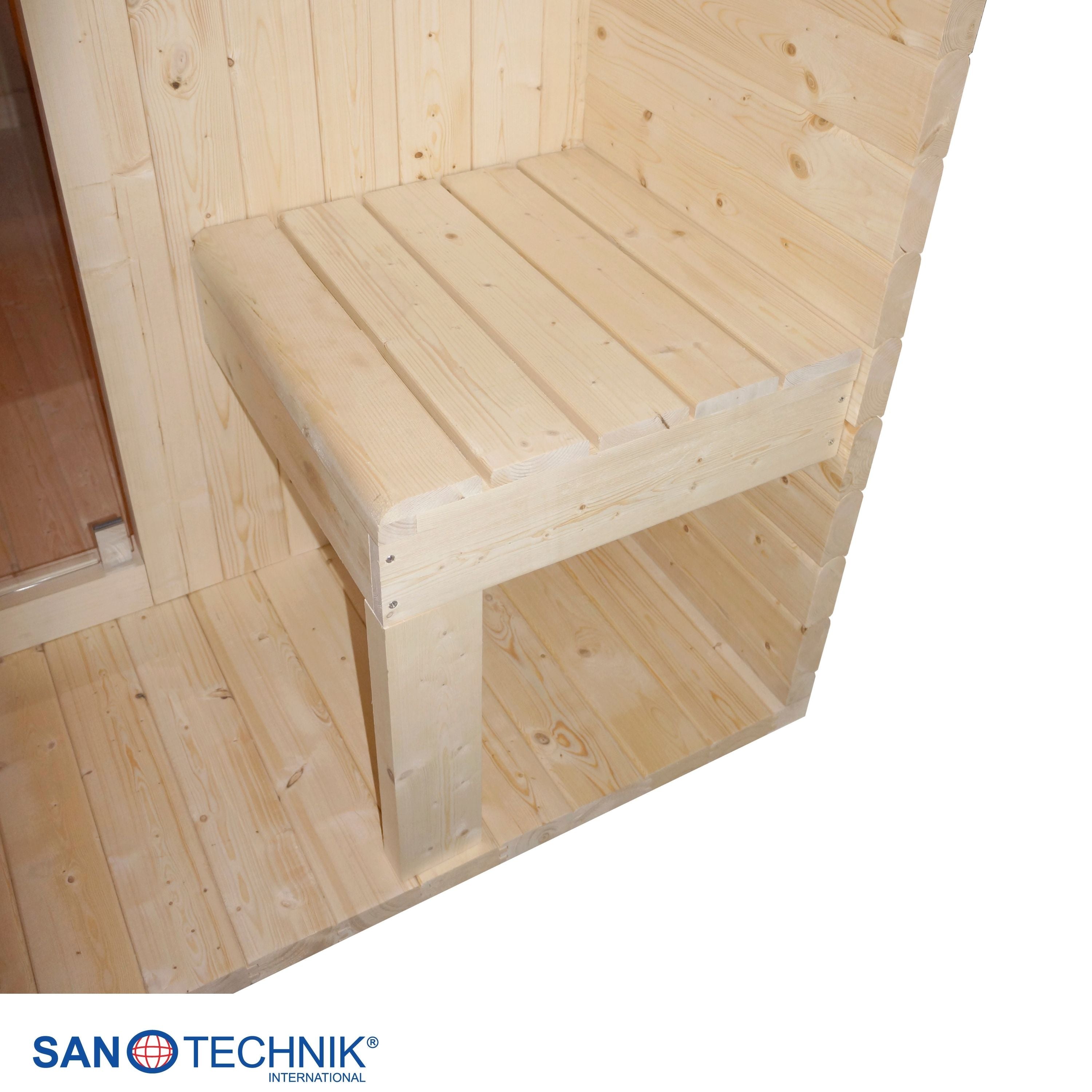 Outdoor Sauna ISLAND XL für 4 Personen