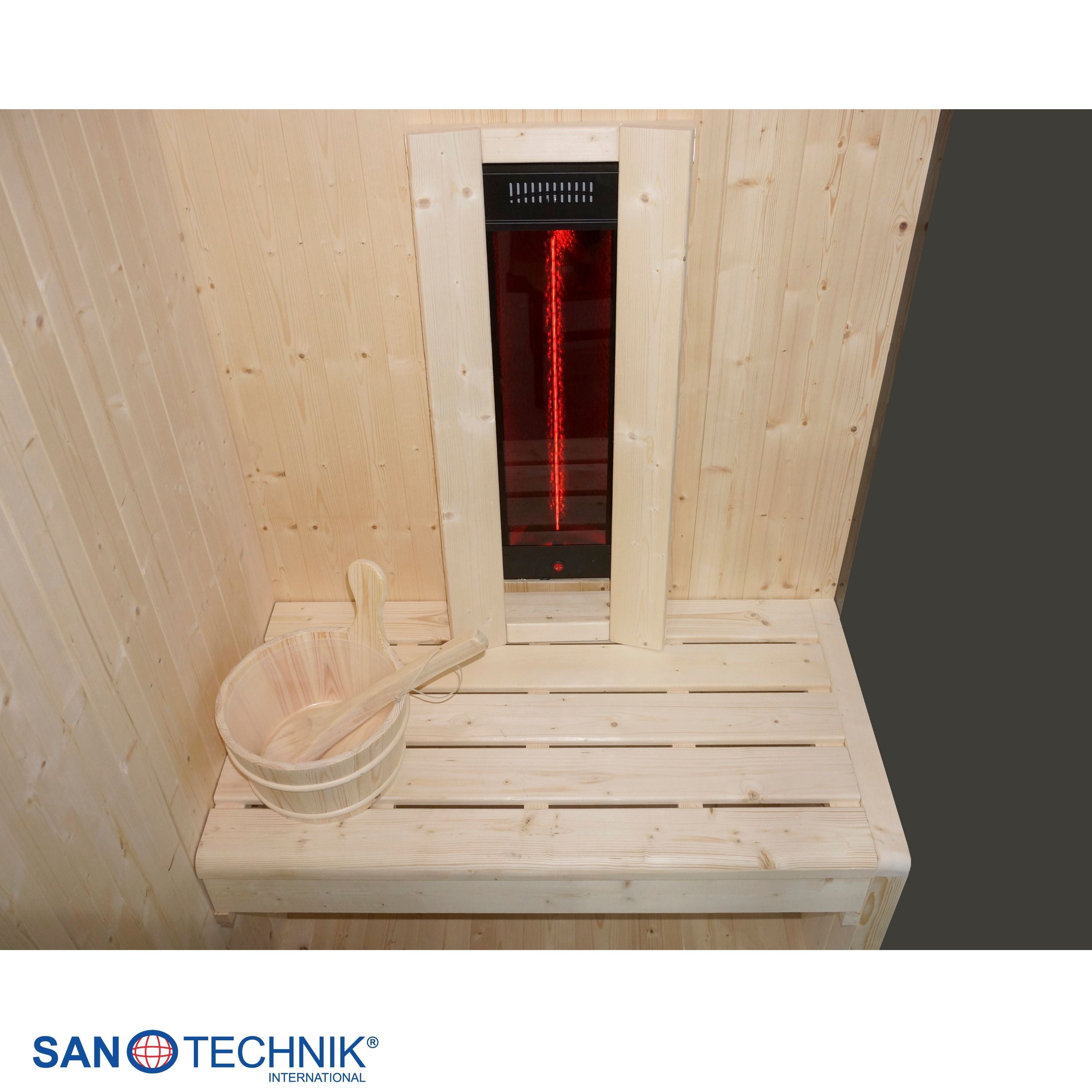 Sauna & Infrarotkabine GLACIER S für 1 Person