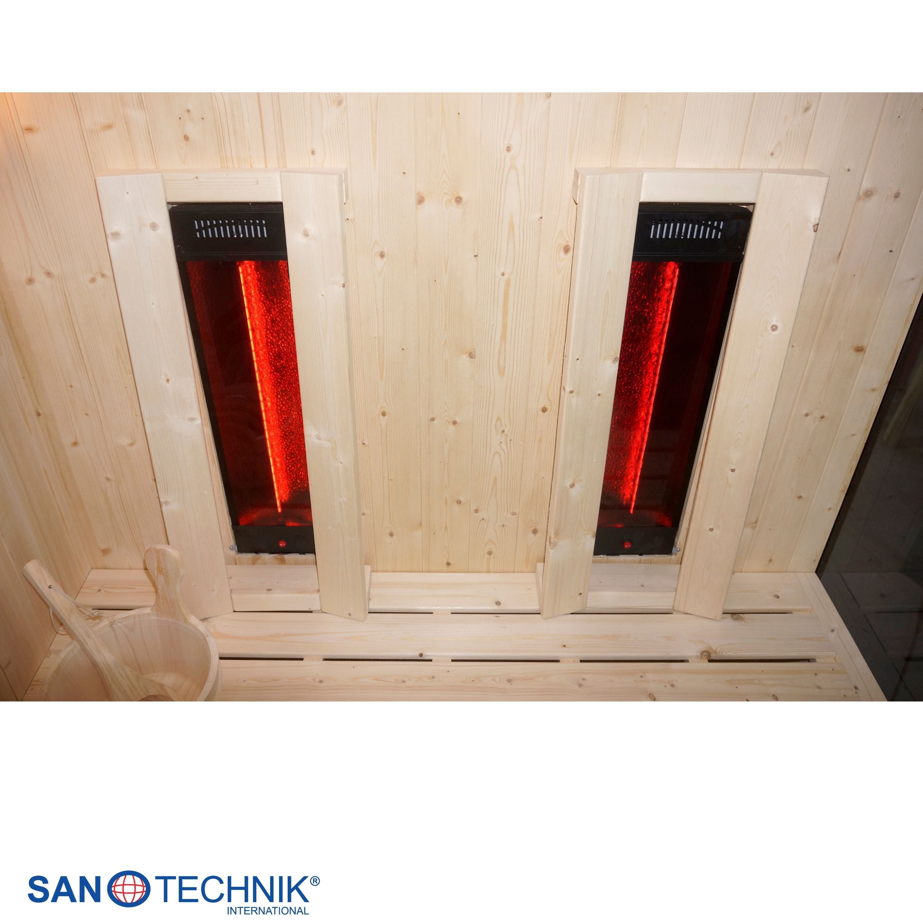 Sauna & Infrarotkabine GLACIER L für 2-3 Personen