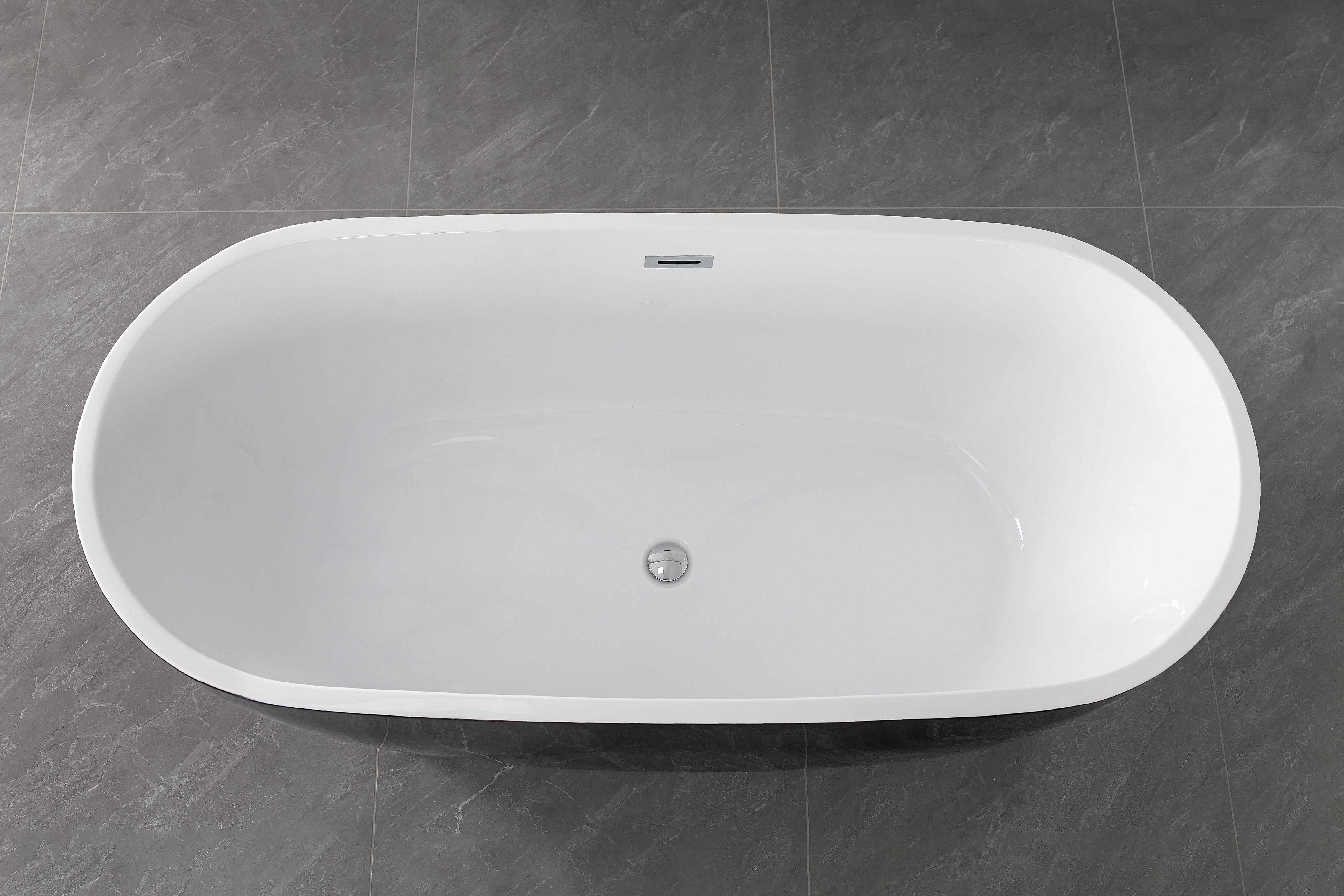 Freistehende Badewanne CUBA 170x75x58 cm