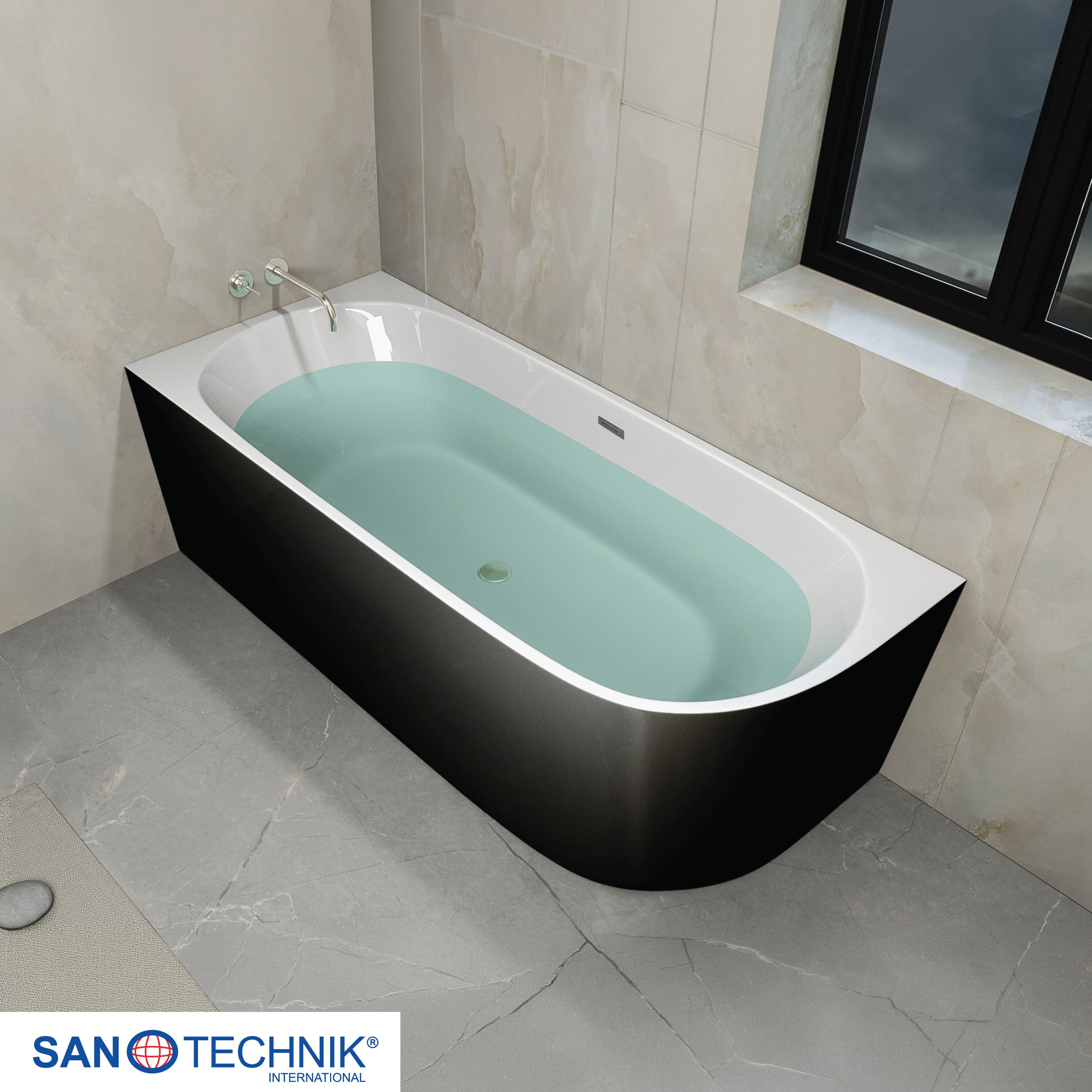 Eckbadewanne Jamaica links 170x75x58cm