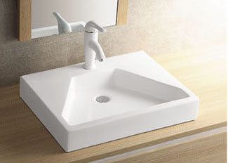 Ceramic countertop washbasin 41x27x13 cm