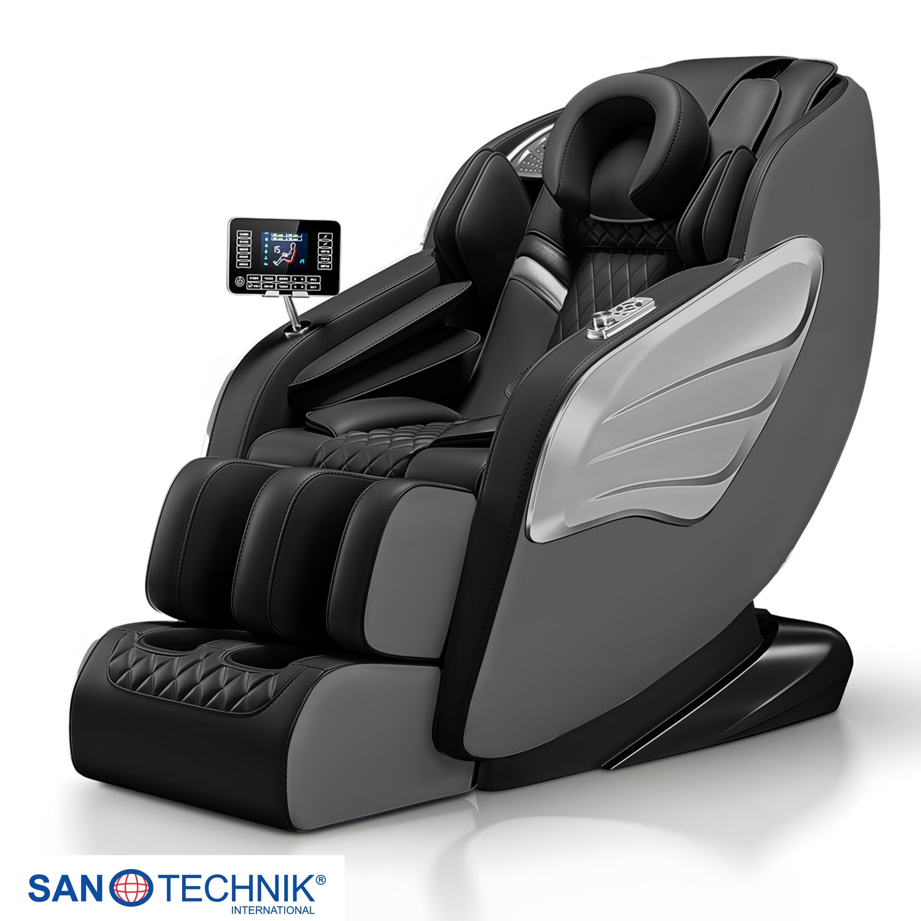 Master Pro Luxus-Massagesessel schwarz