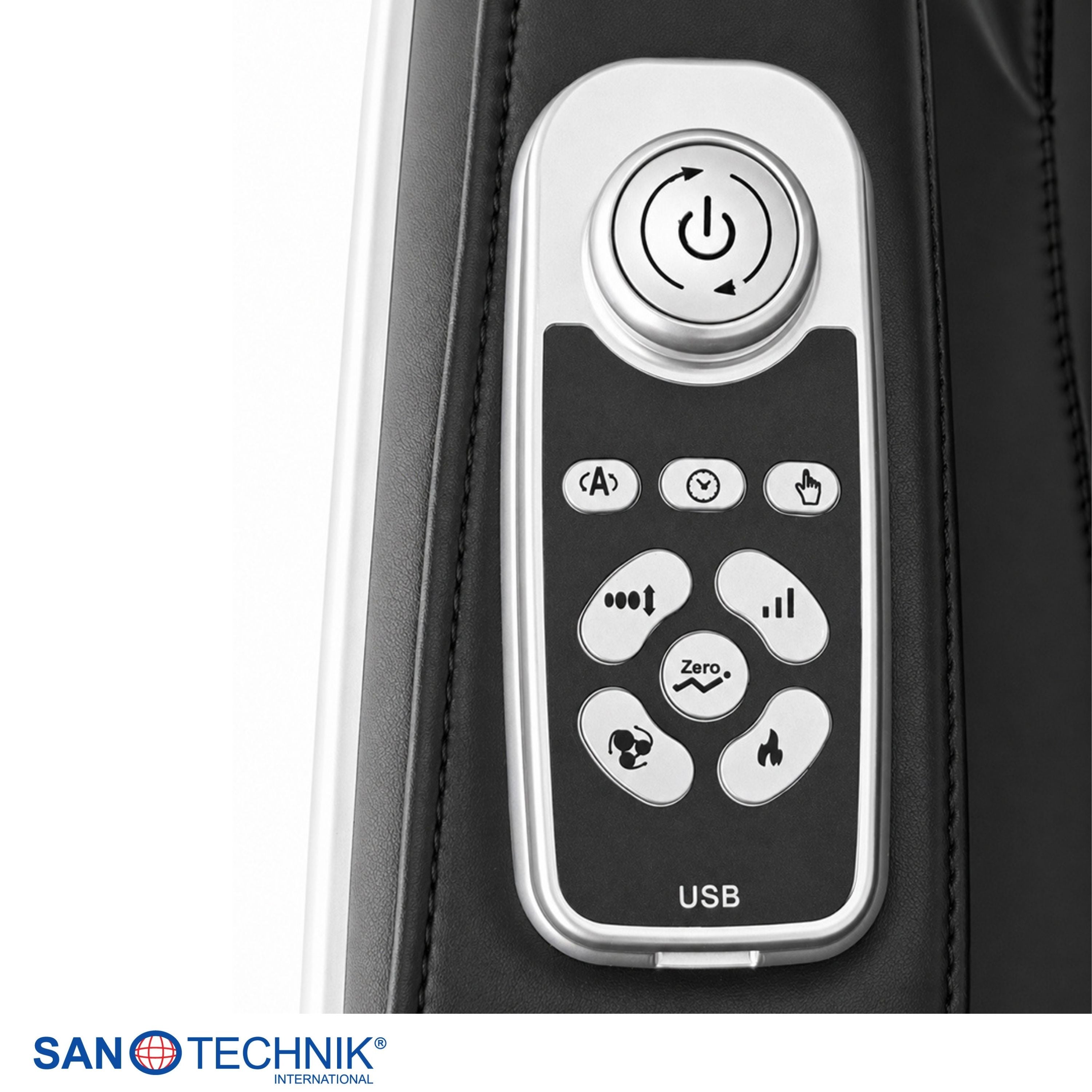 Master Pro Luxus-Massagesessel schwarz
