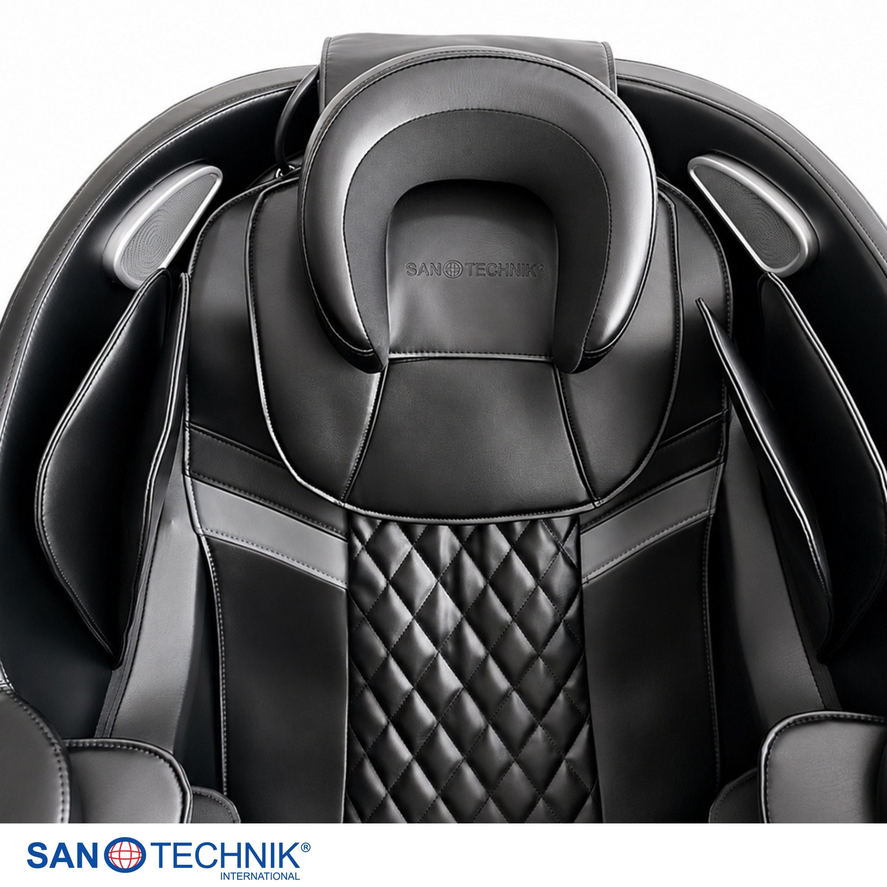 Master Pro Luxus-Massagesessel schwarz